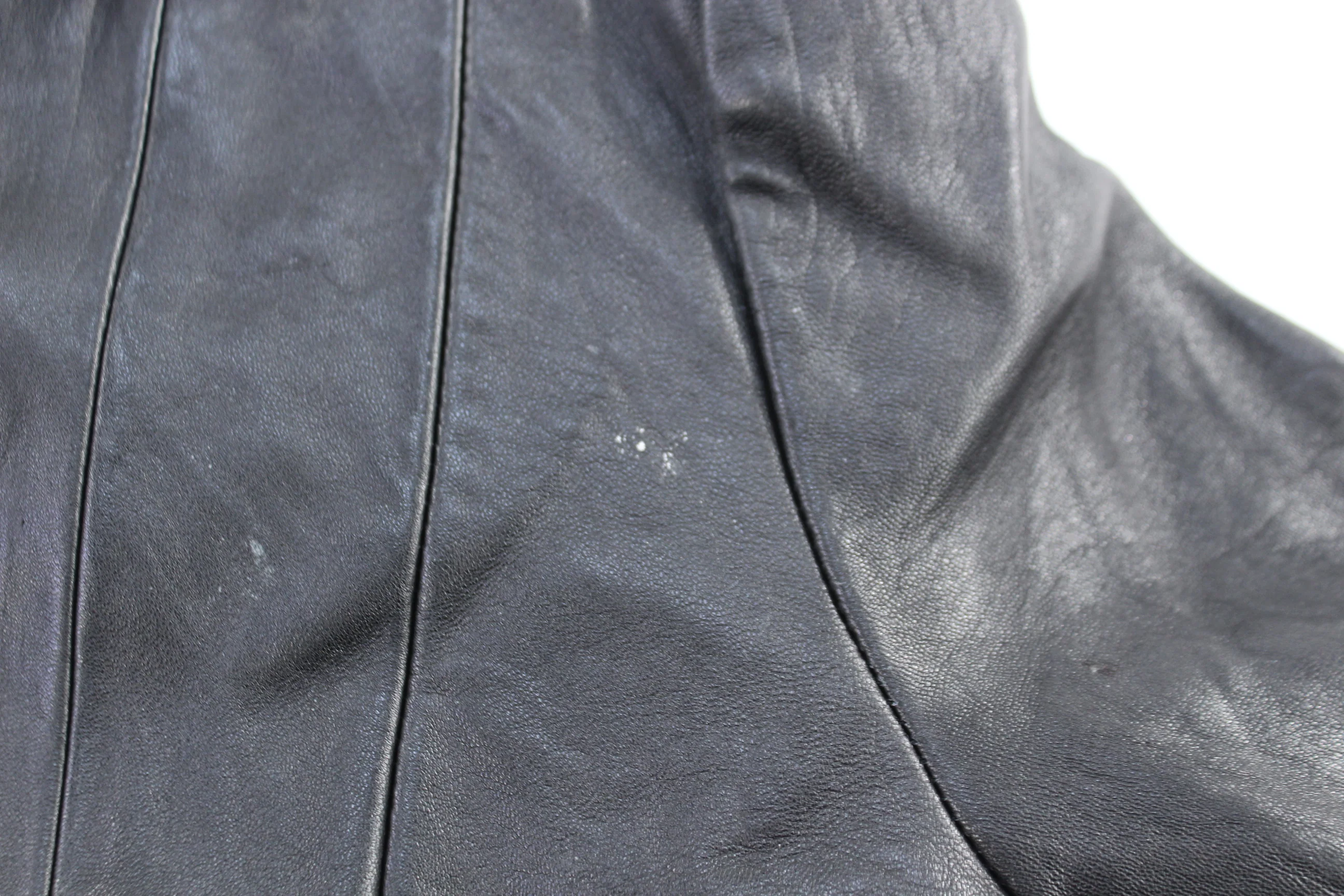 Women's Kenneth Cole Reaction Black Leather Jacket - Image 3