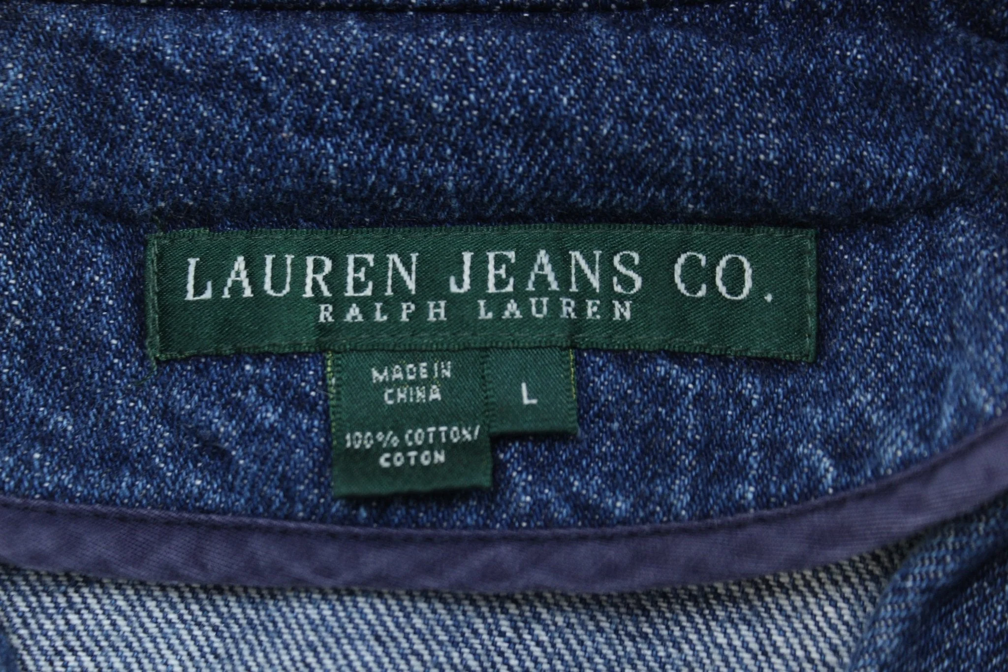 Women's Lauren Jeans Co Denim Jacket - Image 3