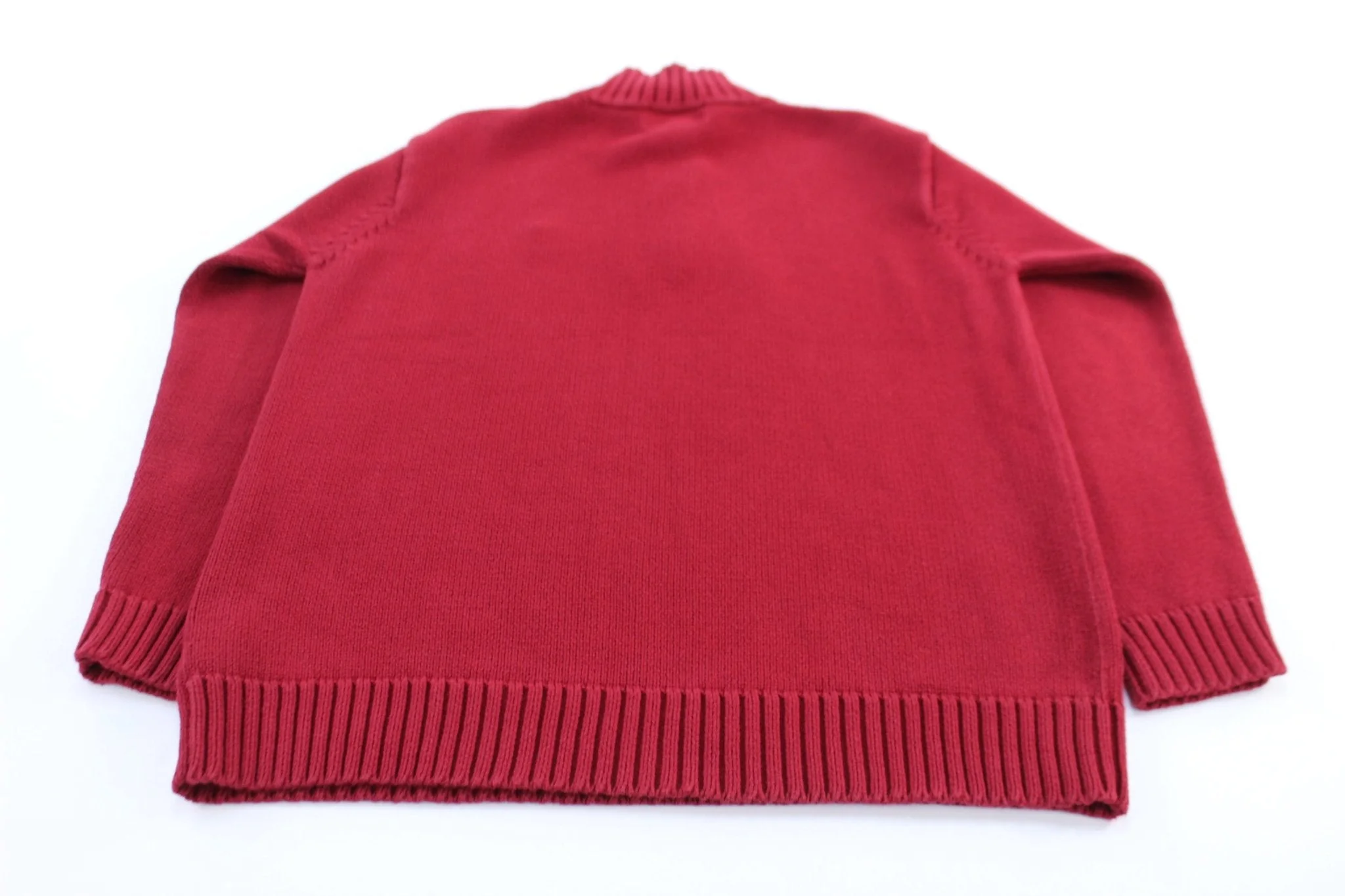 Women's Lauren Ralph Lauren Embroidered Logo Red Pullover Sweater - Image 2