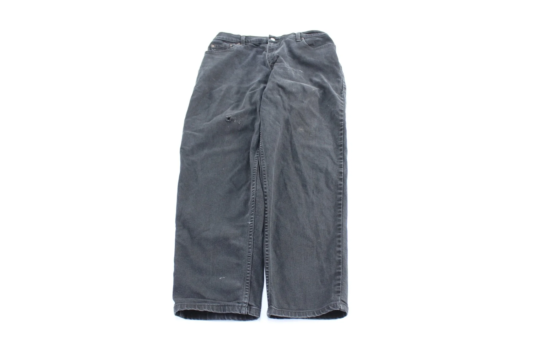 Women's Levi's 505 Black Wash Denim Jeans