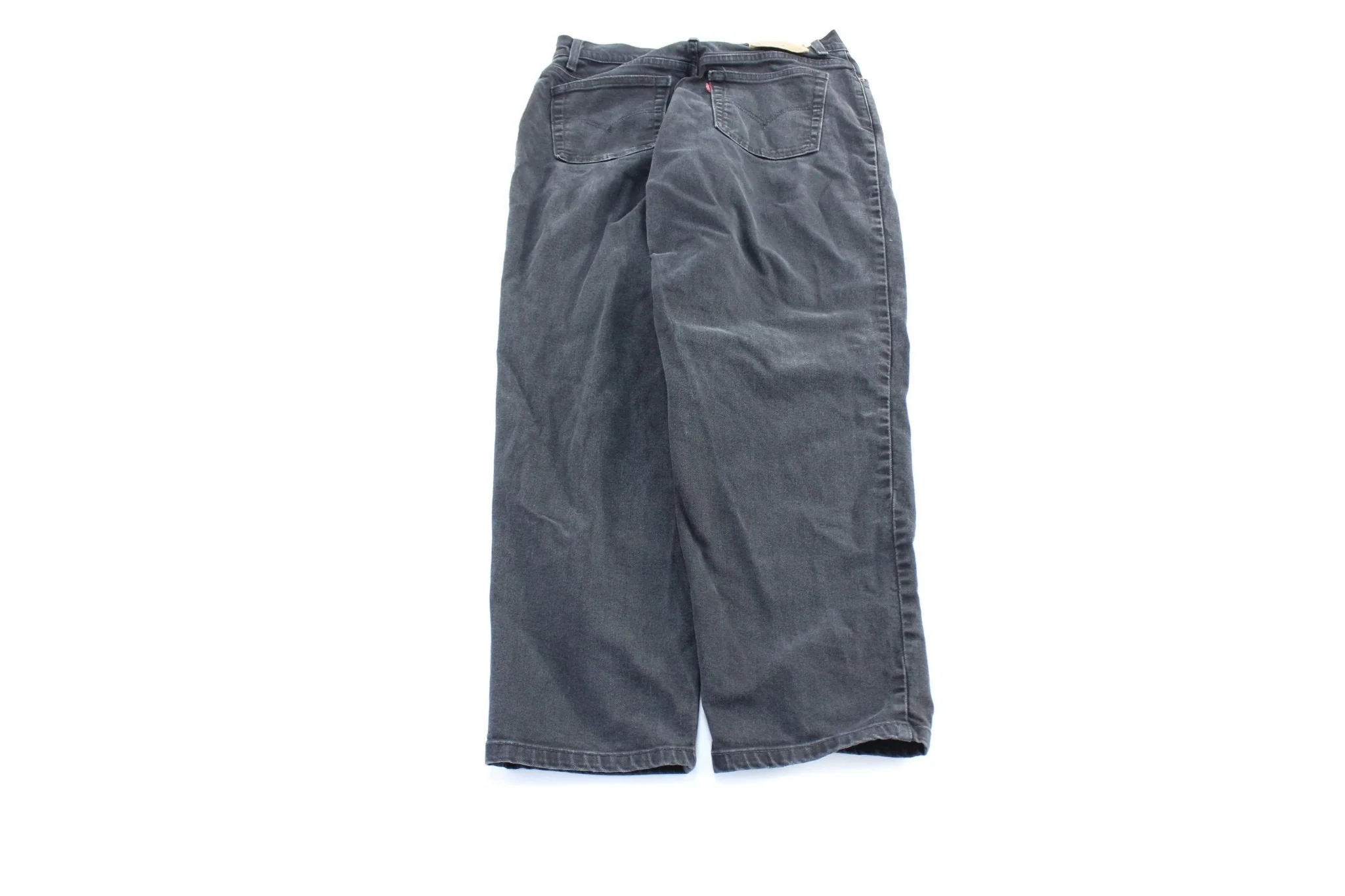 Women's Levi's 505 Black Wash Denim Jeans - Image 2