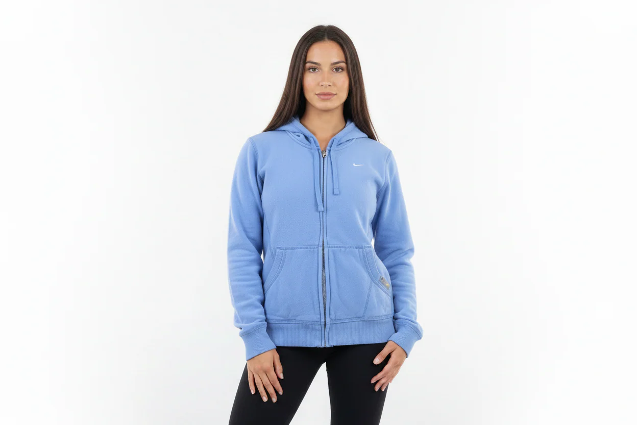 Women's Nike Blue Full Zip Hoodie