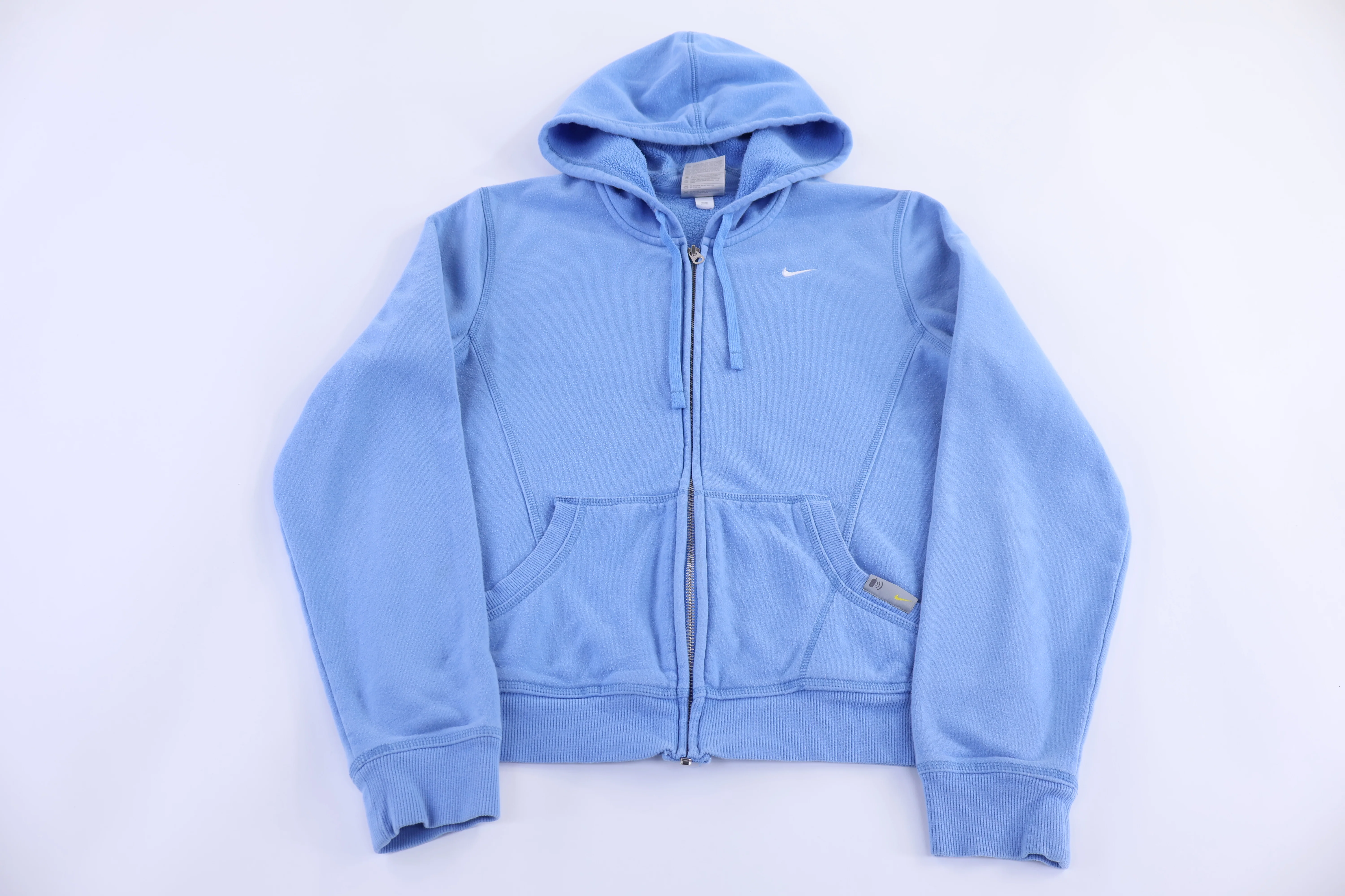 Women's Nike Blue Full Zip Hoodie - Image 2