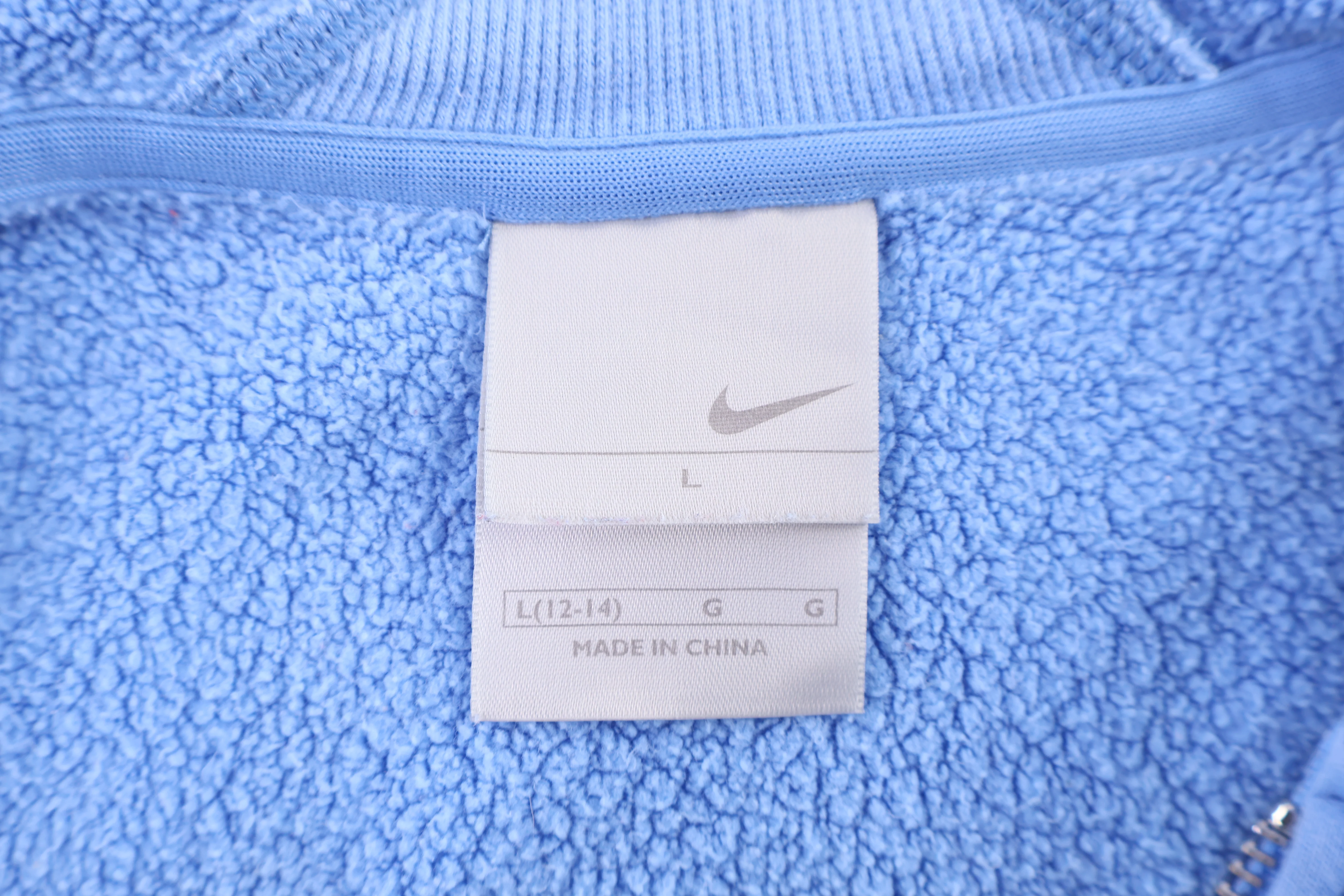 Women's Nike Blue Full Zip Hoodie - Image 4