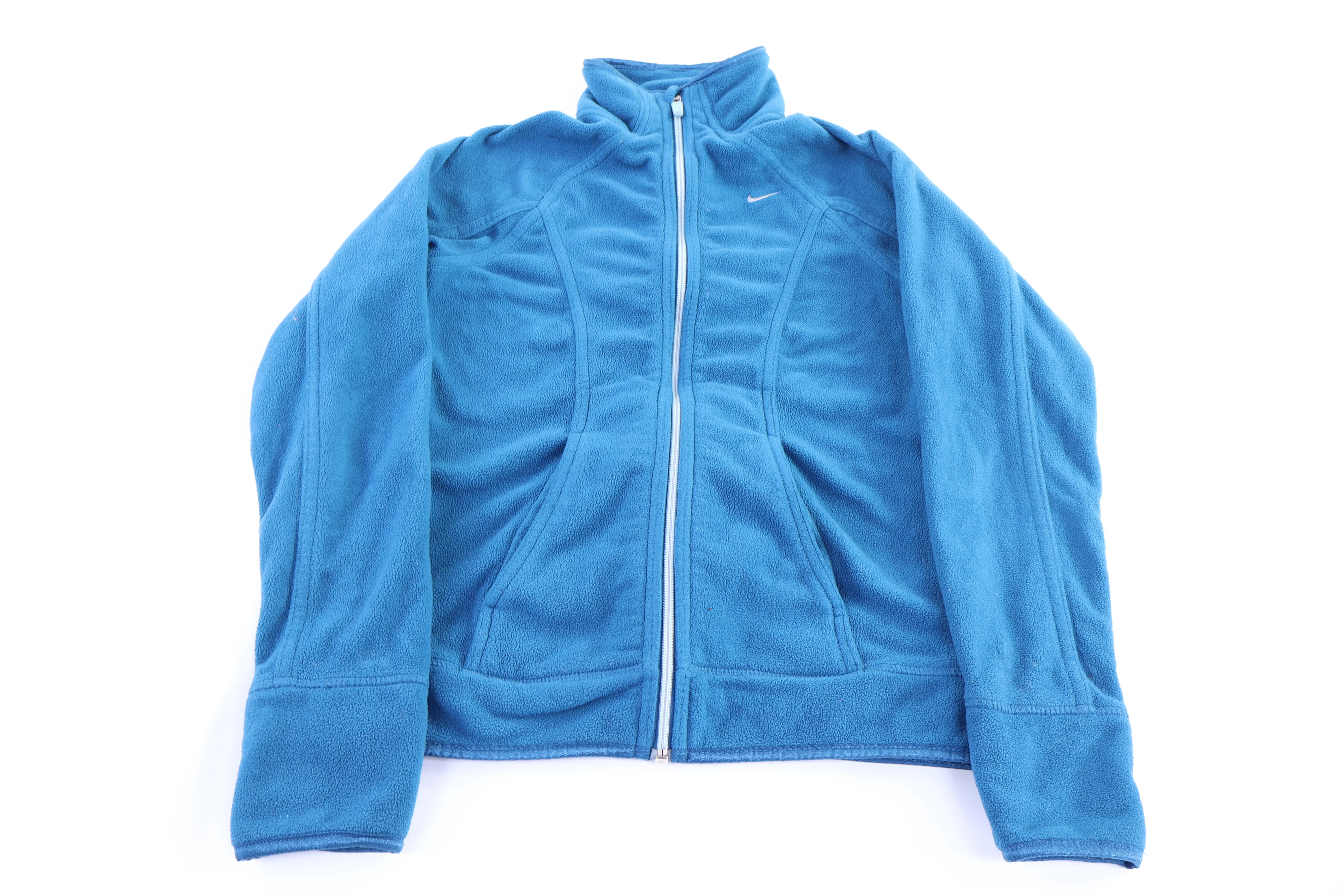 Women's Nike Blue Full Zip Jacket - Image 2