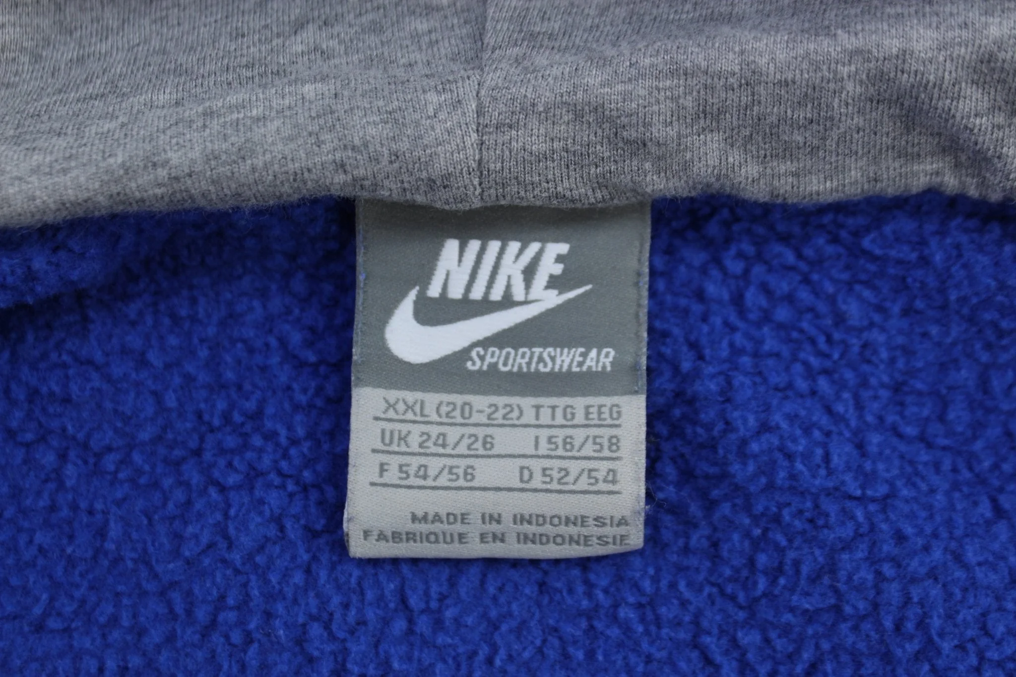 Women's Nike Blue Full Zip Jacket - Image 4