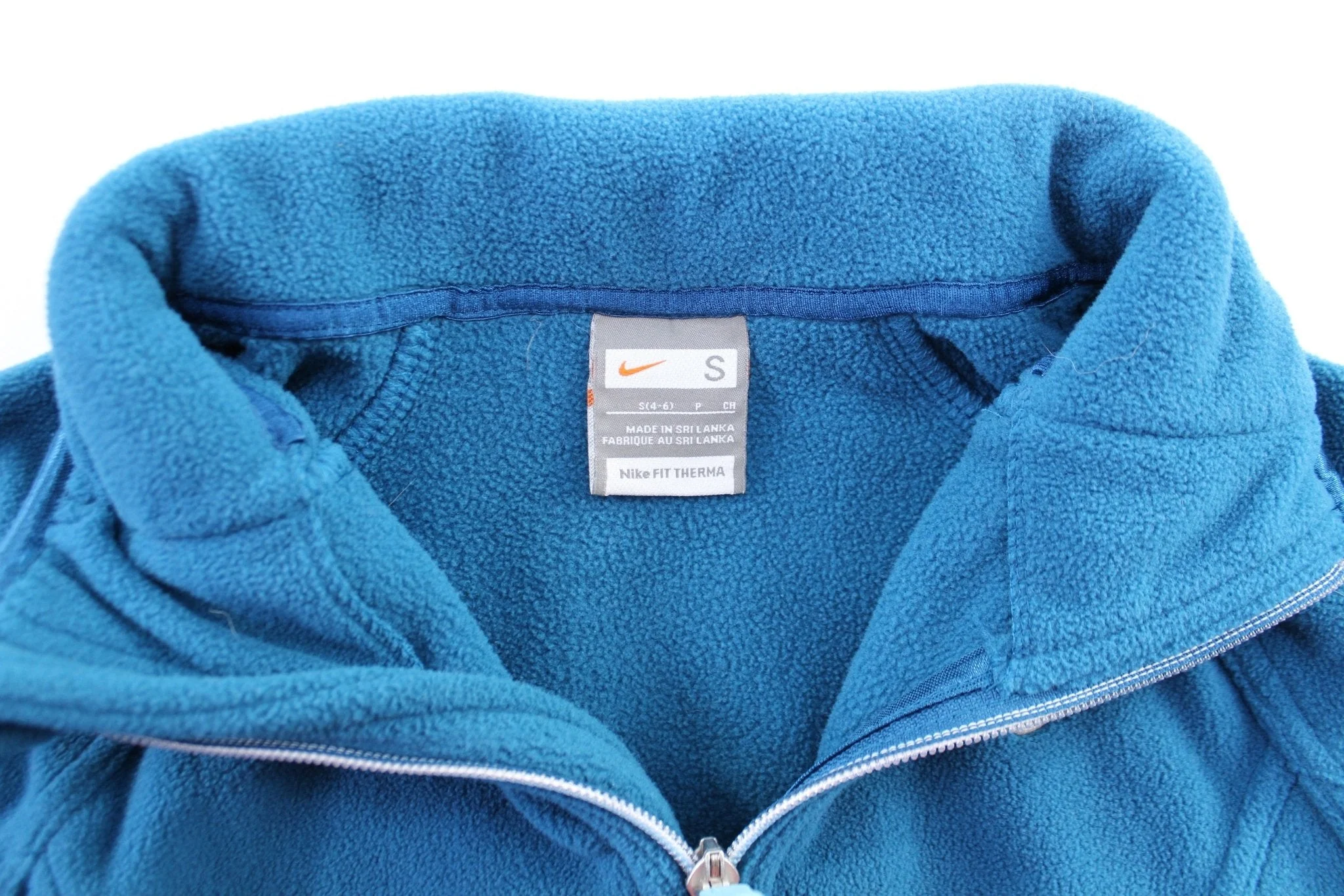 Women's Nike Embroidered Logo Aqua Fleece Zip Up Jacket - Image 3