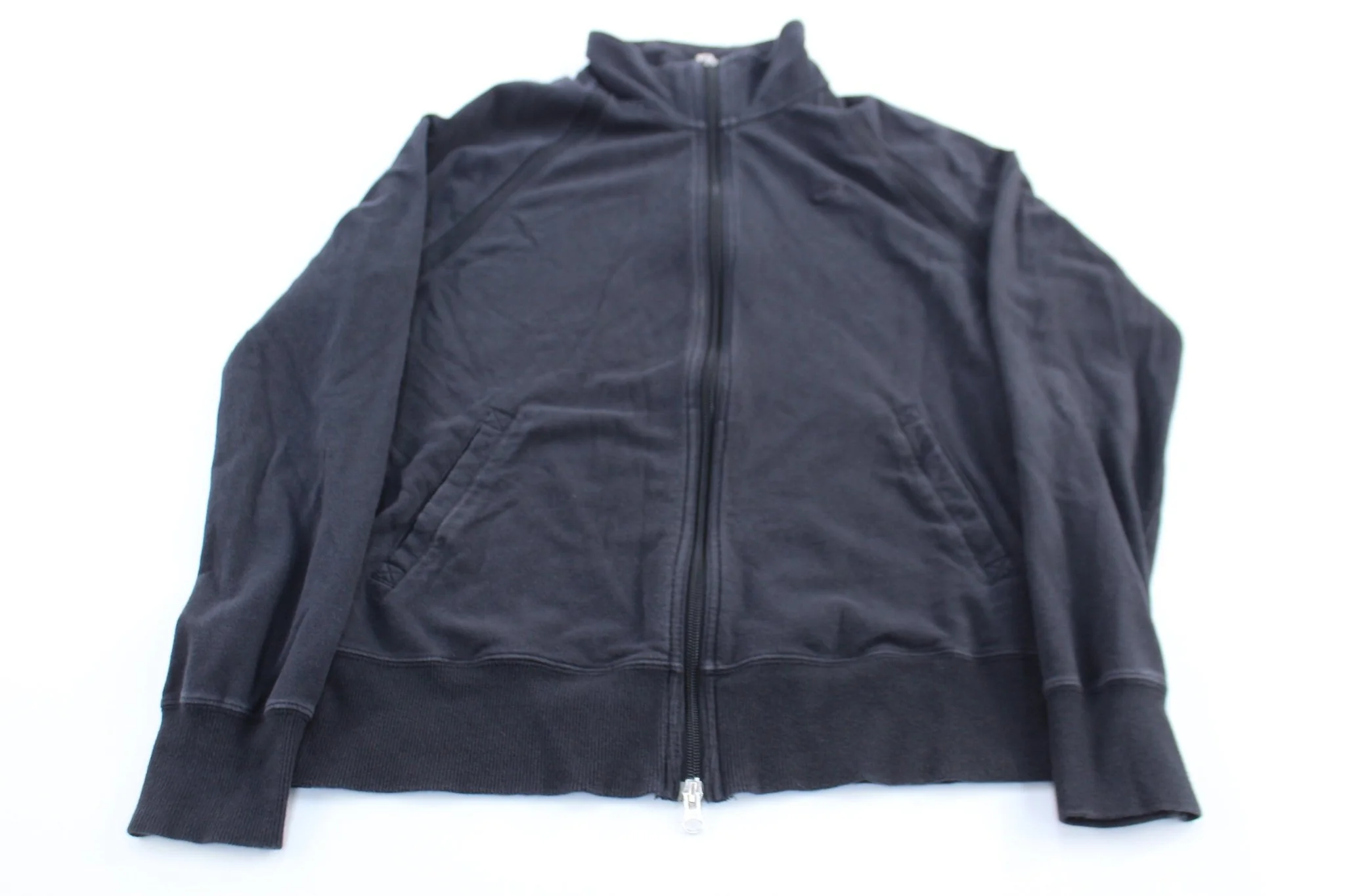 Women's Nike Embroidered Logo Black Full Zip Sweater