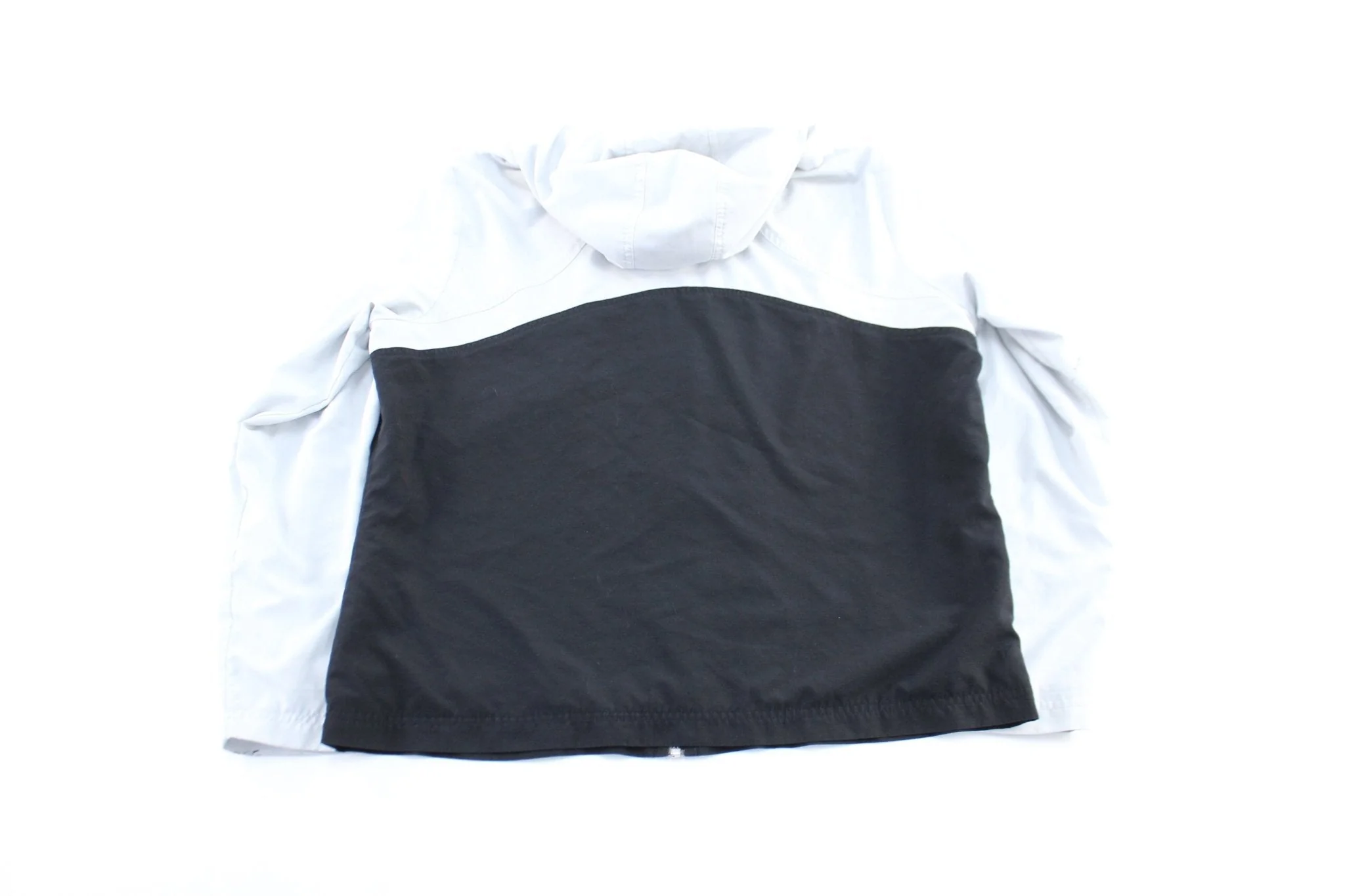 Women's Nike Embroidered Logo Black & Light Grey Zip Up Jacket - Image 2
