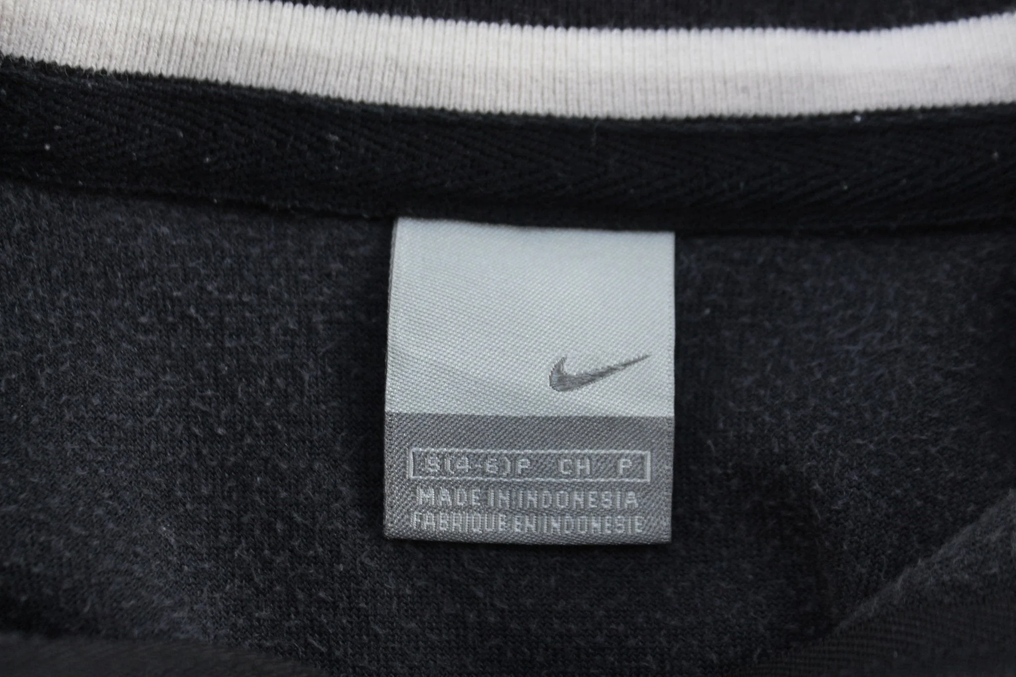 Women's Nike Embroidered Logo Black & White Track Jacket - Image 3