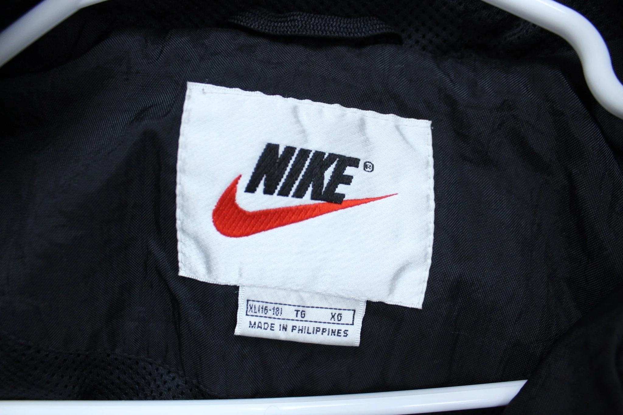 Women's Nike Embroidered Logo Black & White Zip Up Jacket - Image 5