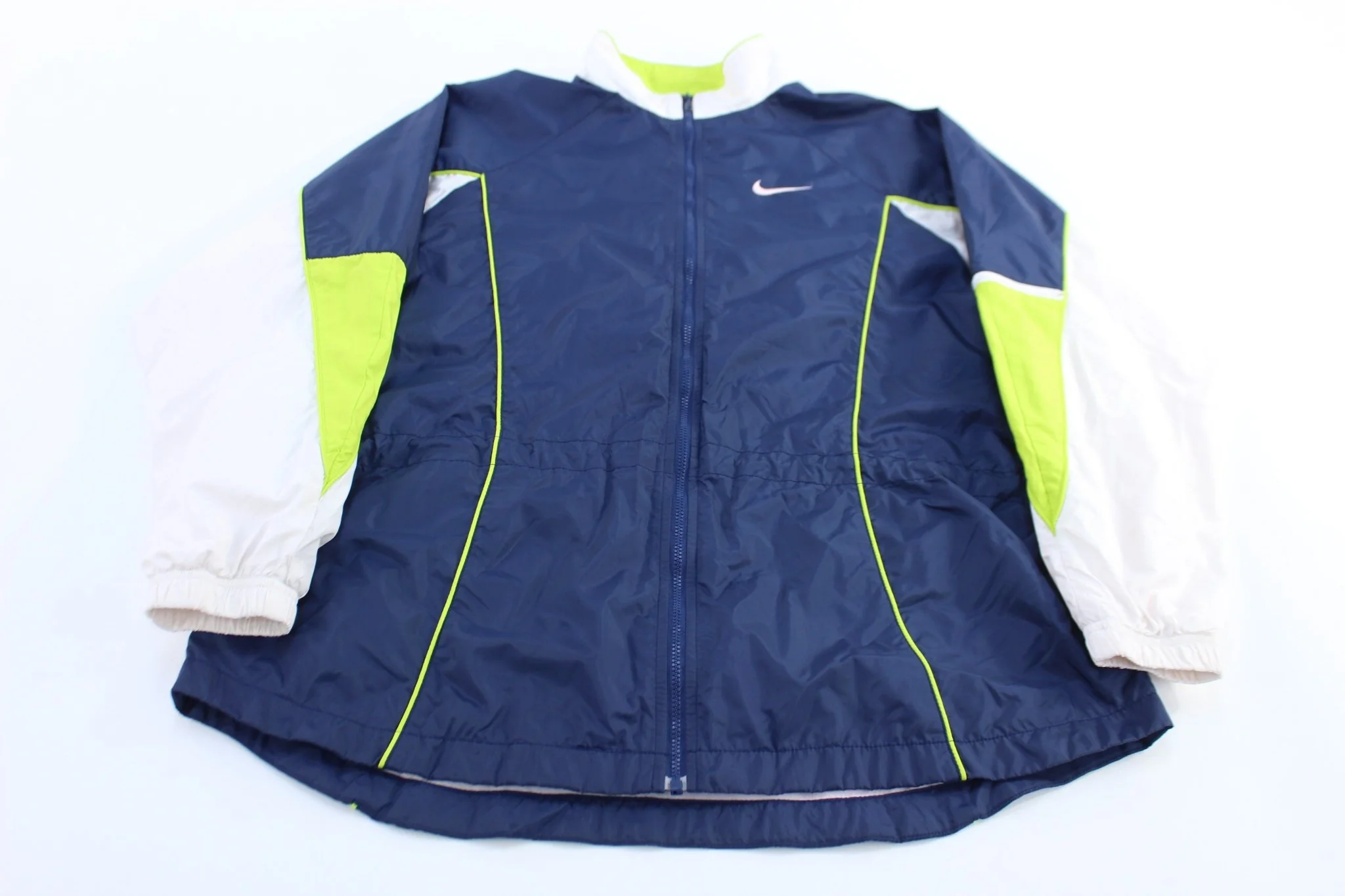 Women's Nike Embroidered Logo Multicolor Full Zip Windbreaker