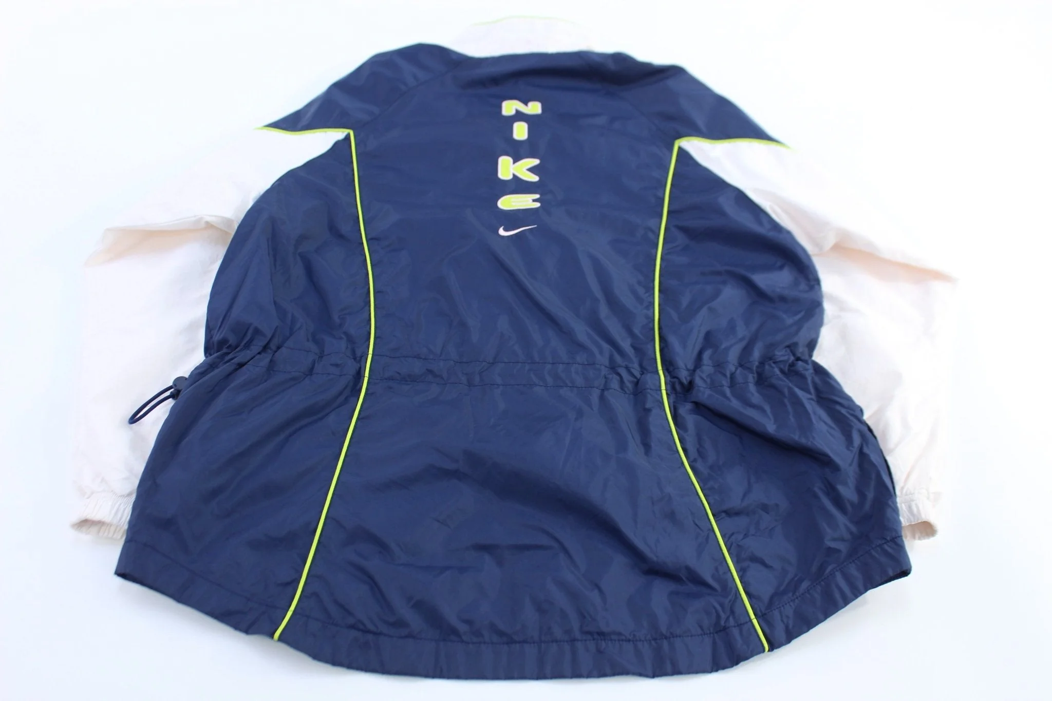 Women's Nike Embroidered Logo Multicolor Full Zip Windbreaker - Image 2