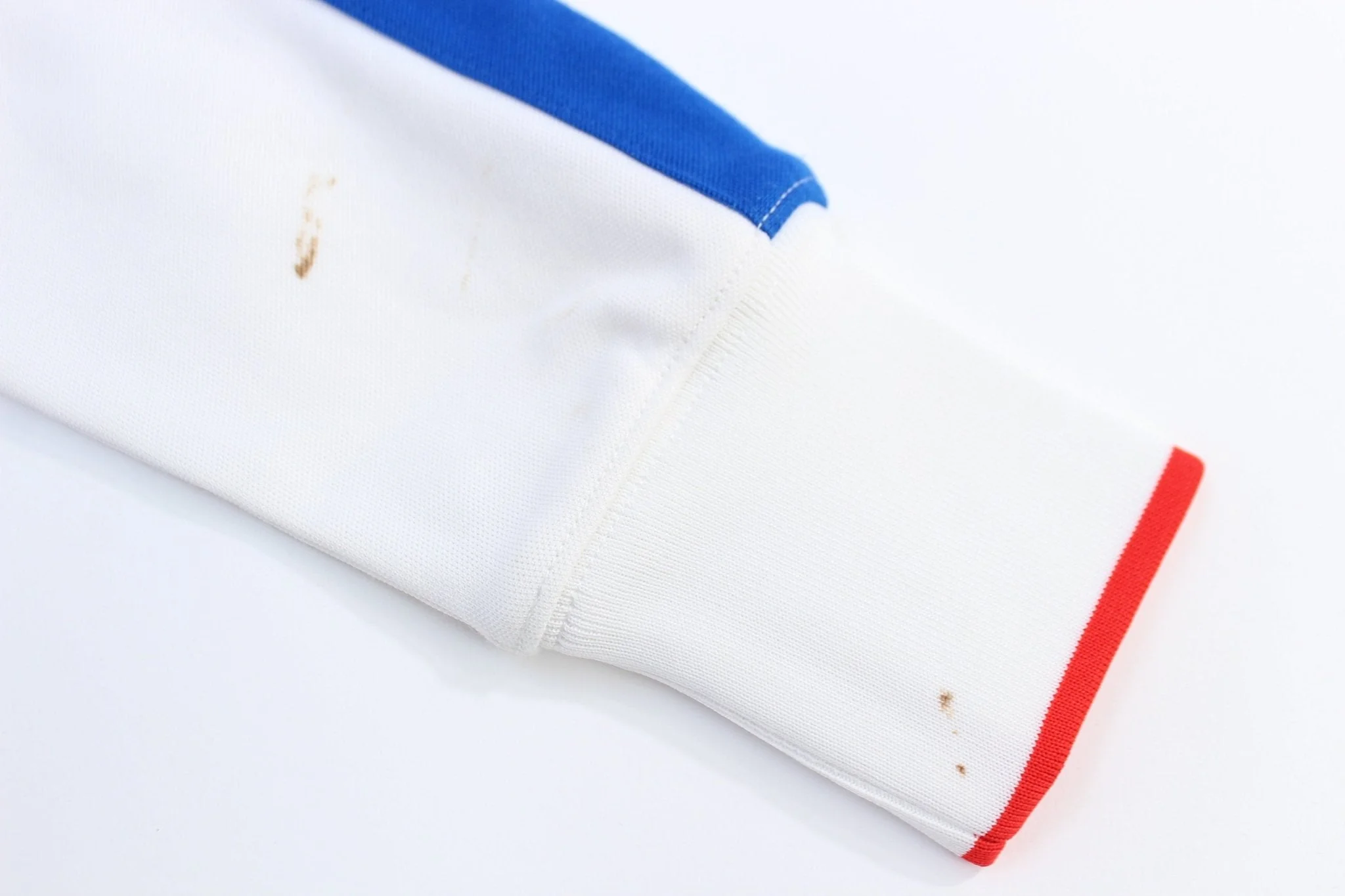 Women's Nike Embroidered Logo Red, Blue, & White Track Jacket - Image 4
