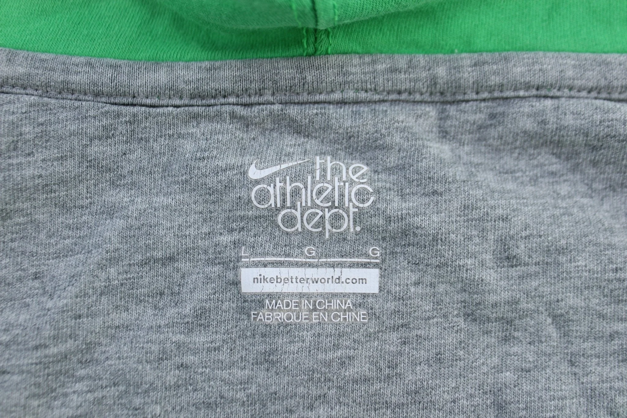 Women's Nike Green Full Zip Hoodie - Image 4