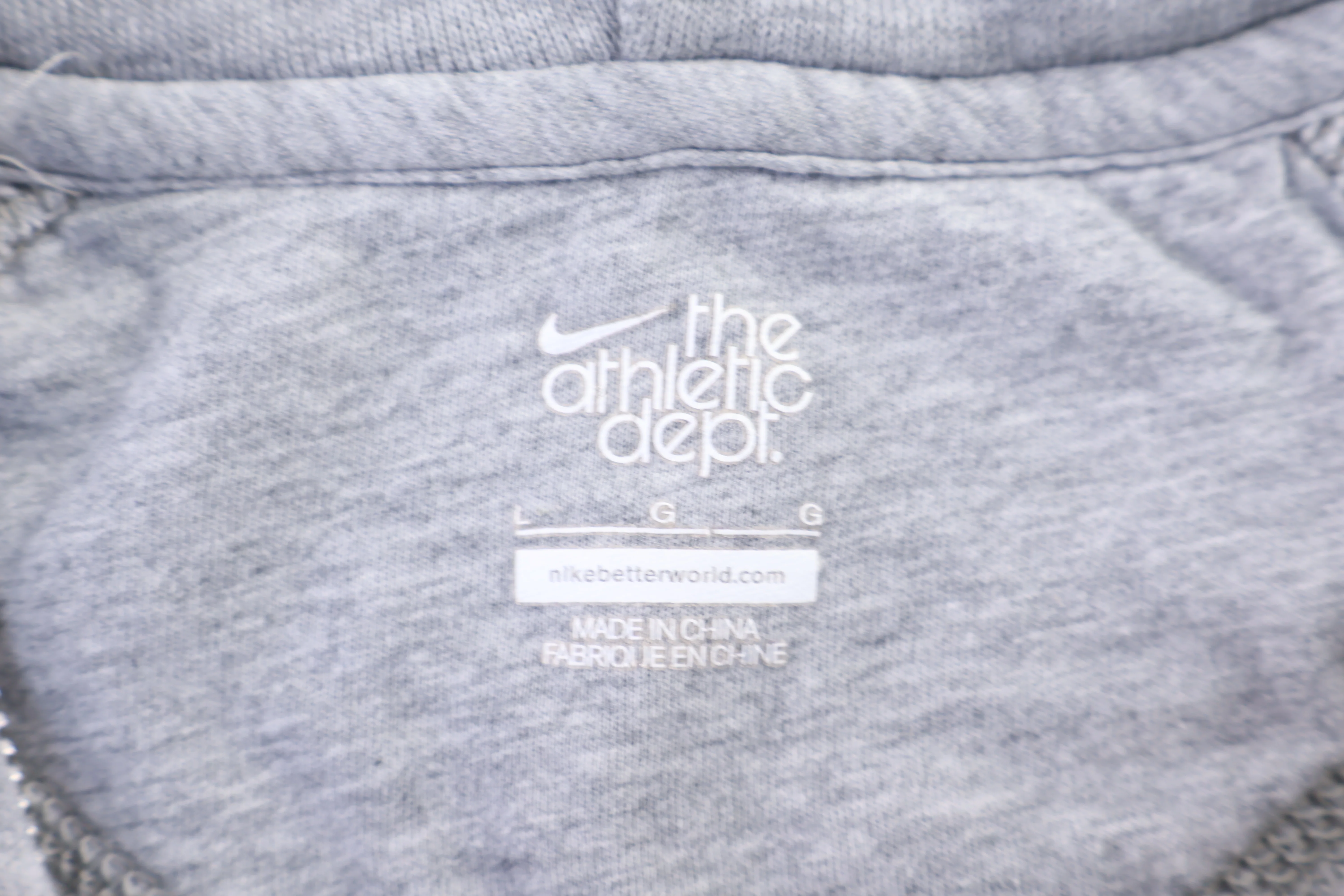 Women's Nike Grey Full Zip Hoodie - Image 4