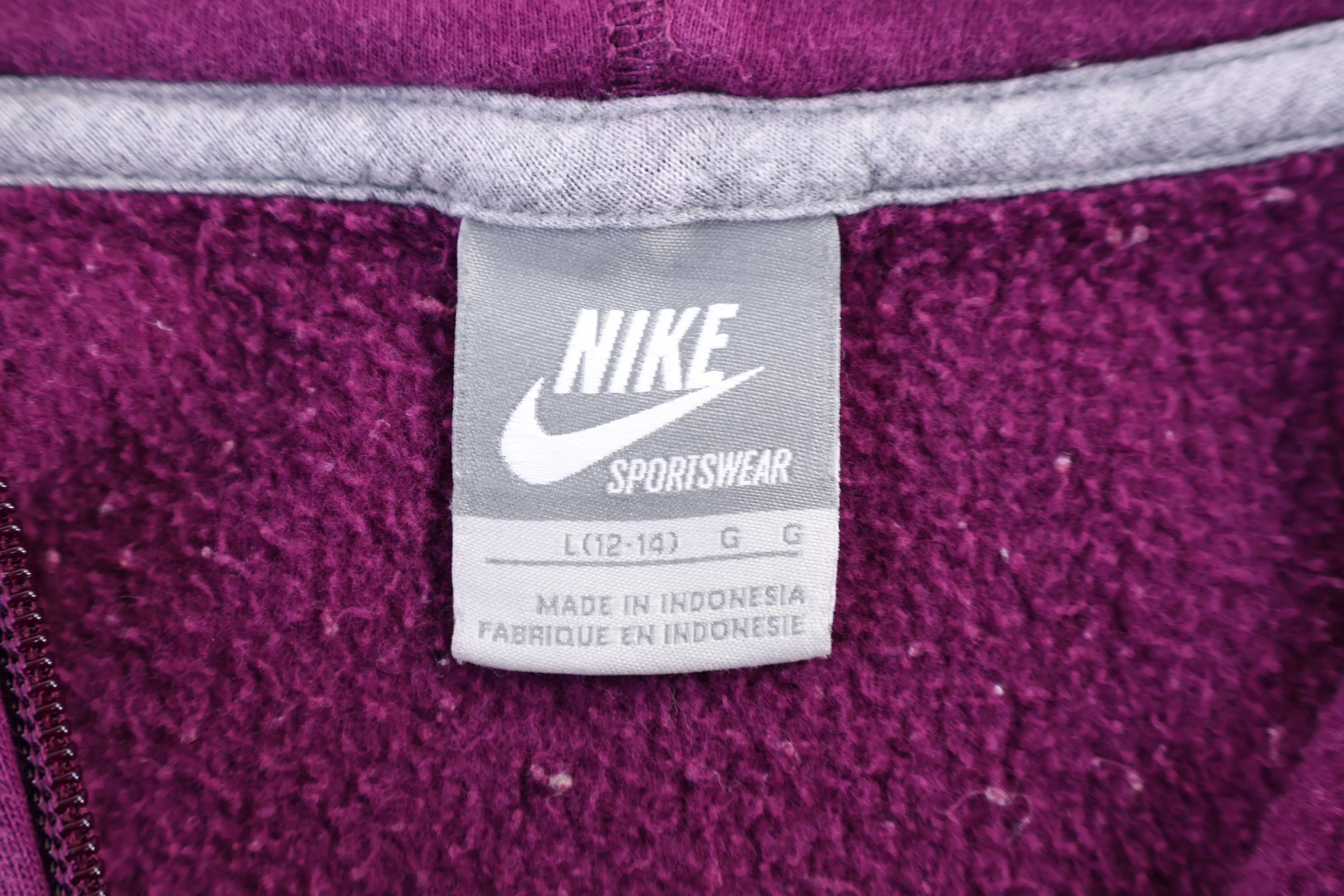 Women's Nike Purple Full Zip Hoodie - Image 4