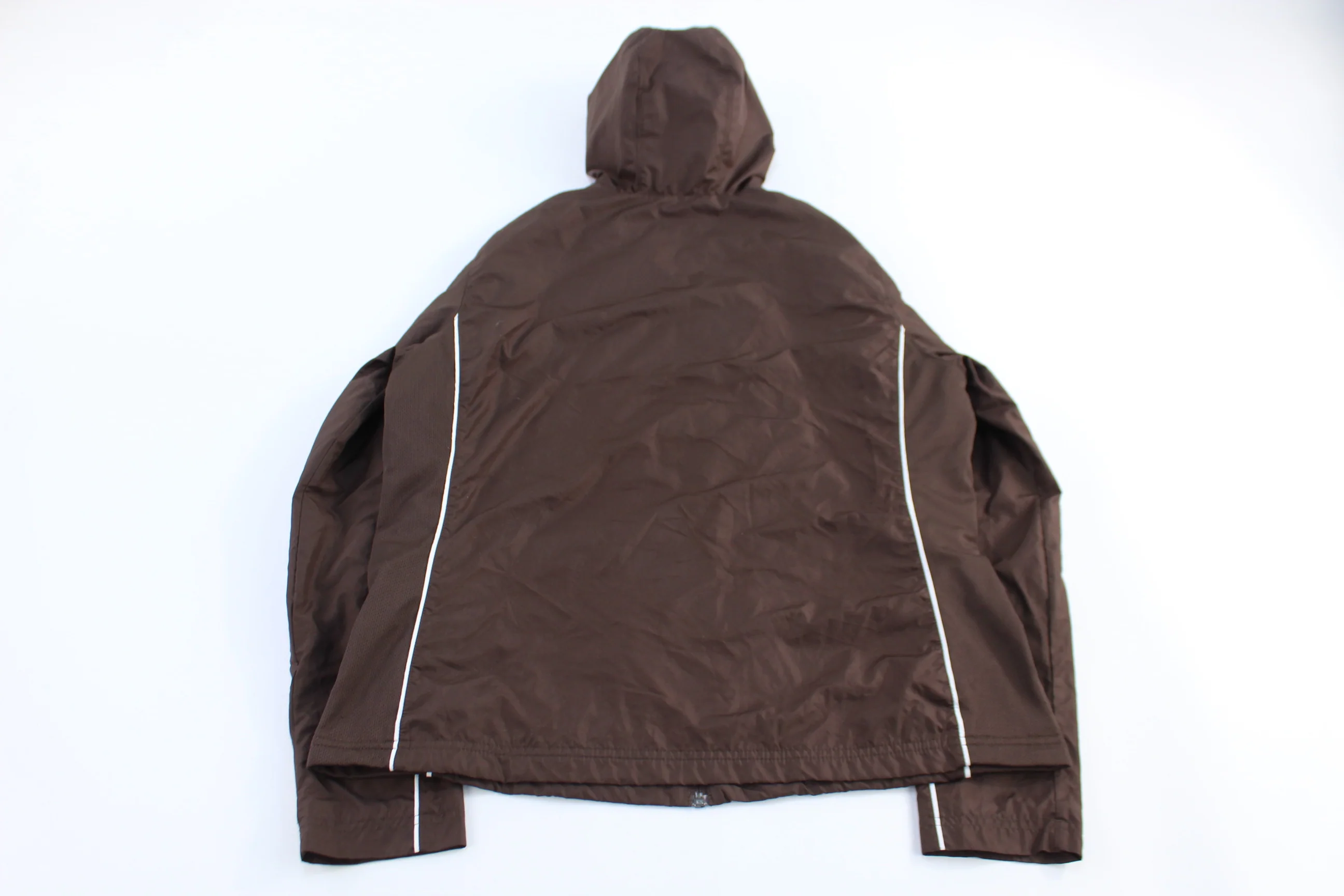Women's Nike Sportswear Brown Full Zip Jacket - Image 2