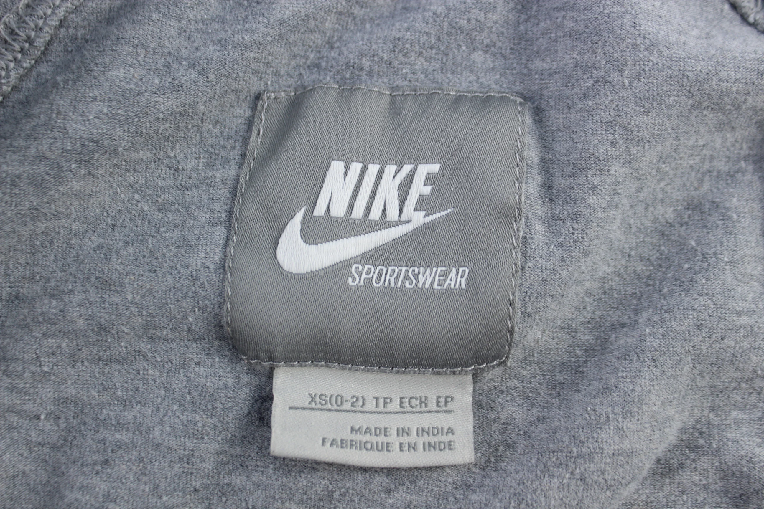 Women's Nike Sportswear Full Zip Grey Sweater - Image 3