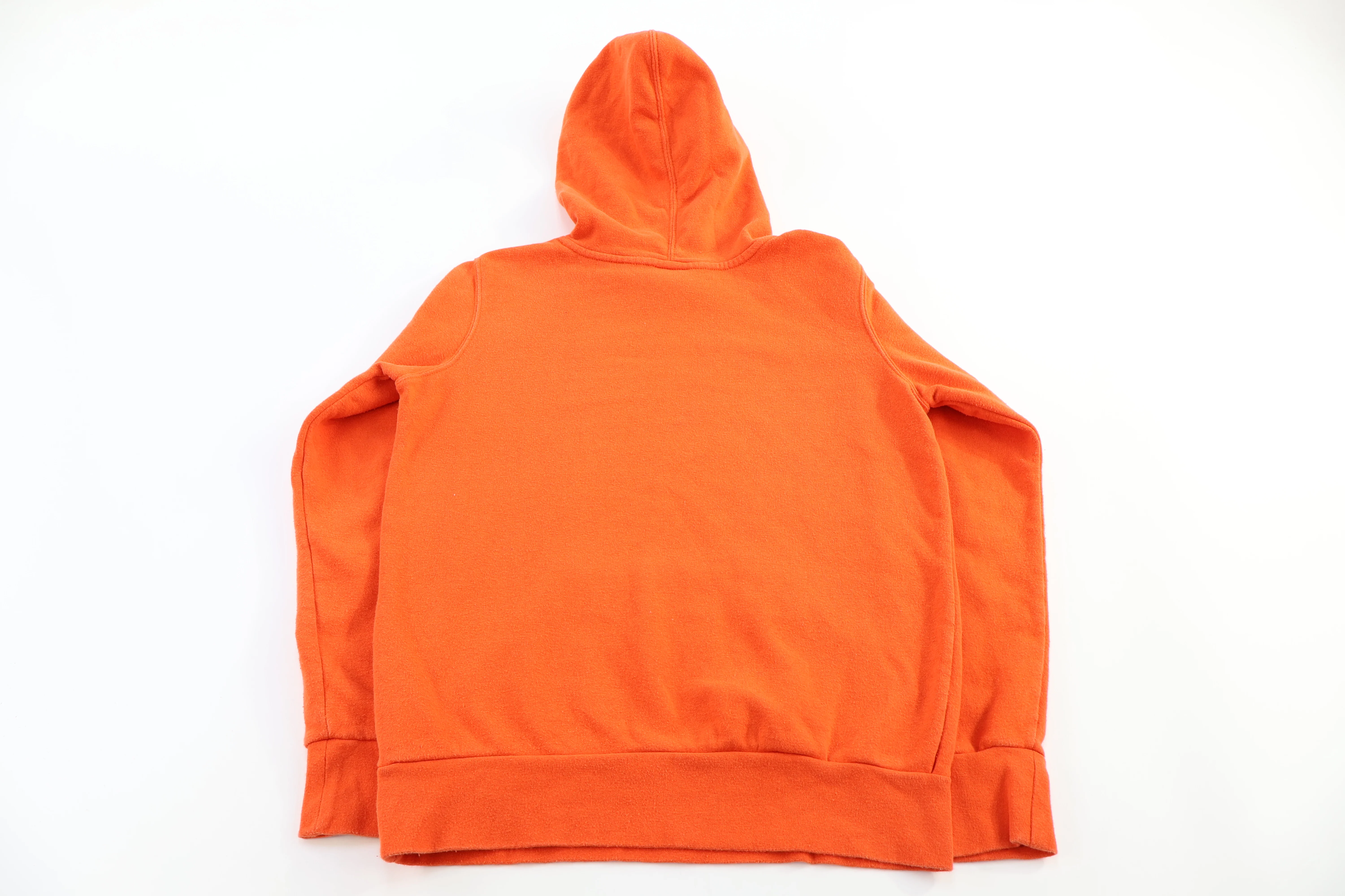 Women's Nike Team Center Swoosh Orange Pullover Hoodie - Image 3