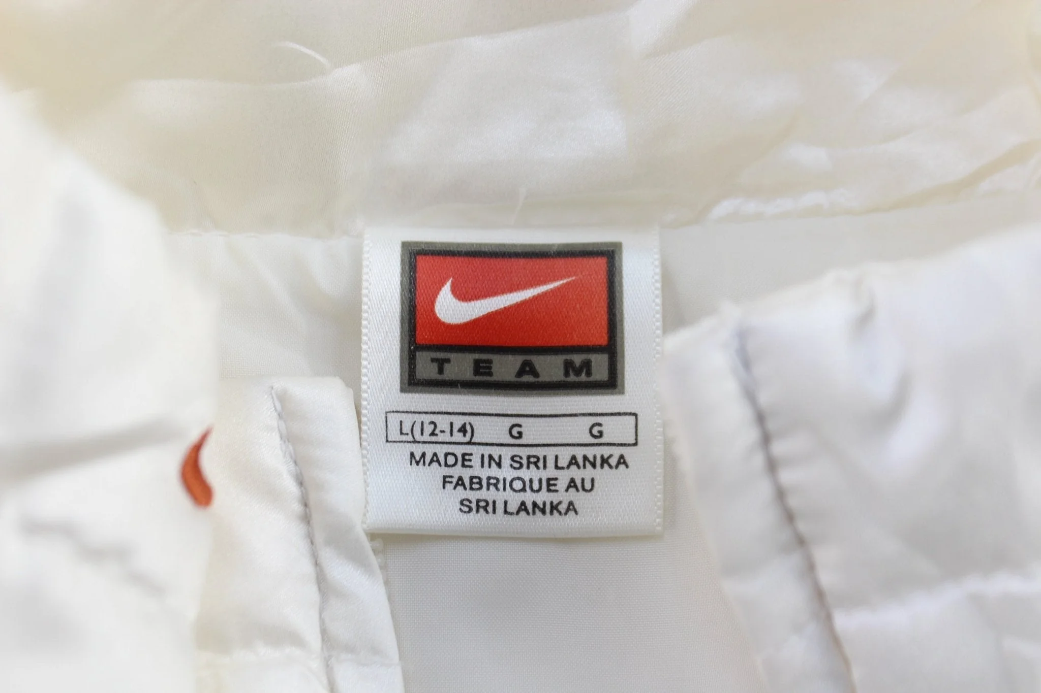 Women's Nike University of Texas White Puffer Vest - Image 3