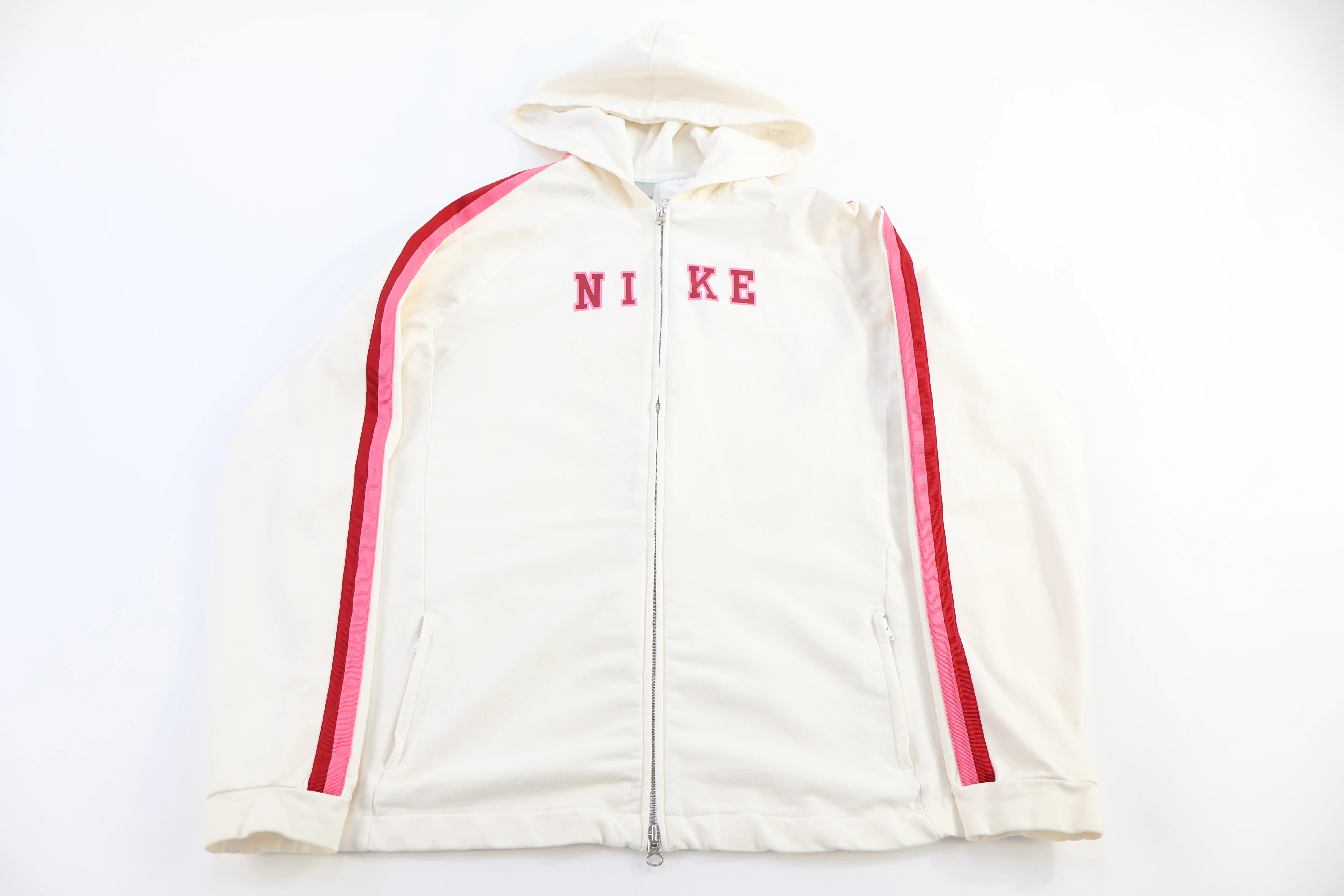 Women's Nike White Full Zip Jacket