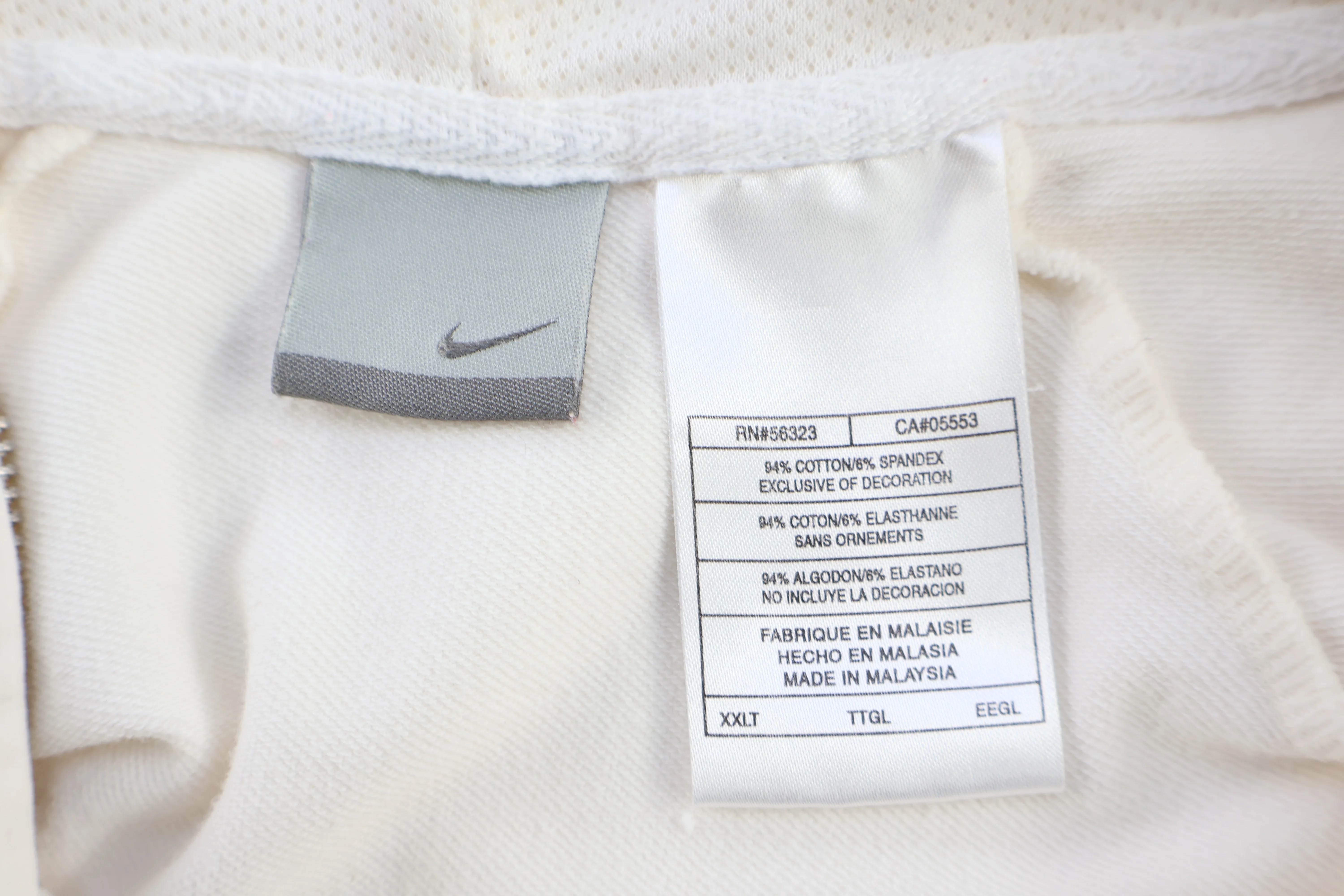 Women's Nike White Full Zip Jacket - Image 4