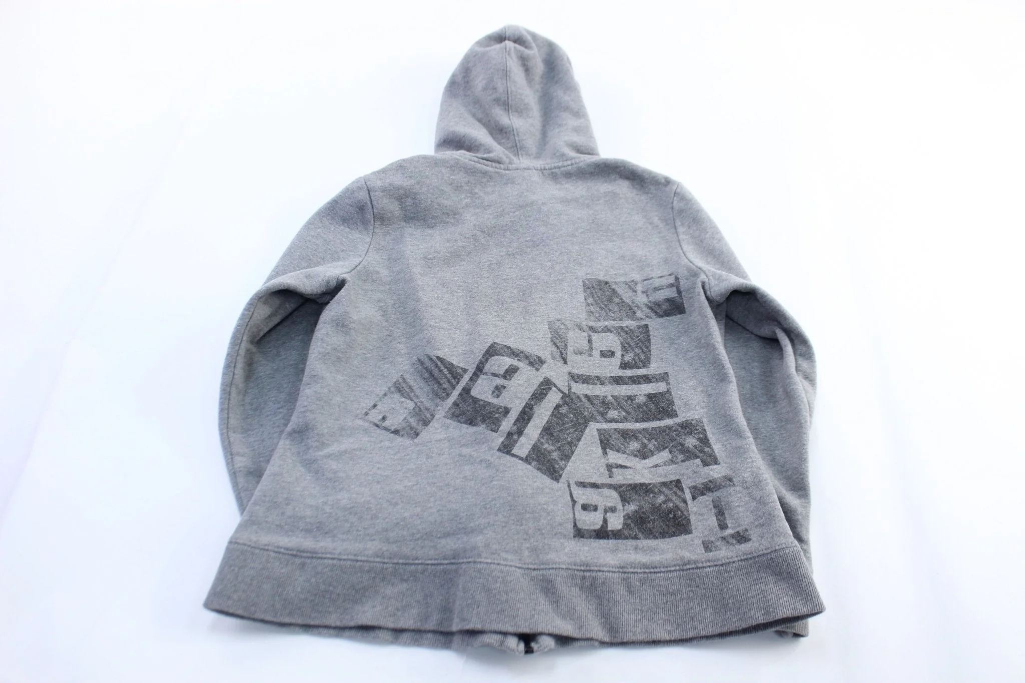 Women's Oakley Logo Grey Zip Up Hoodie - Image 2