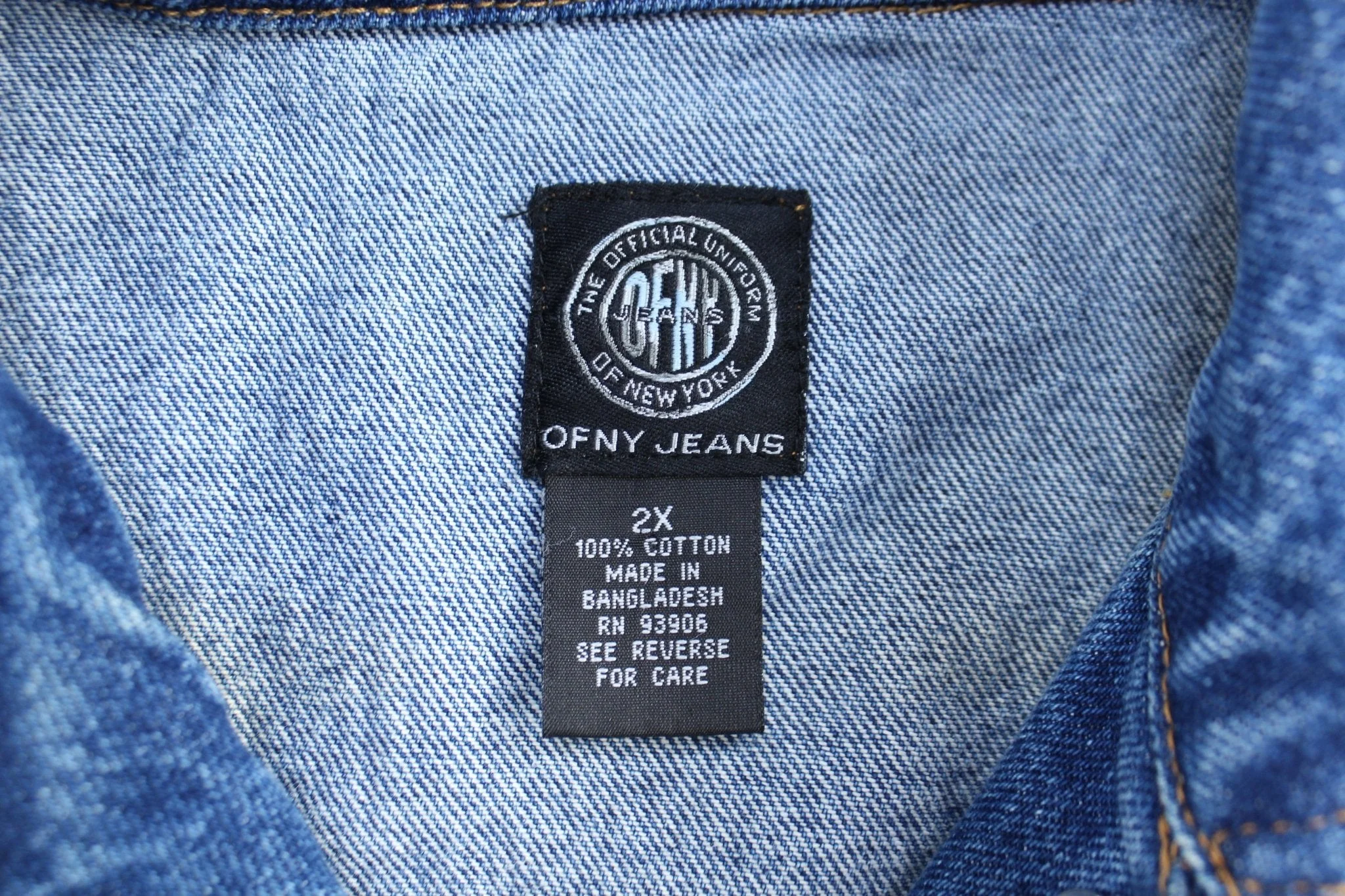 Women's OFNY Jeans Denim Jacket - Image 3