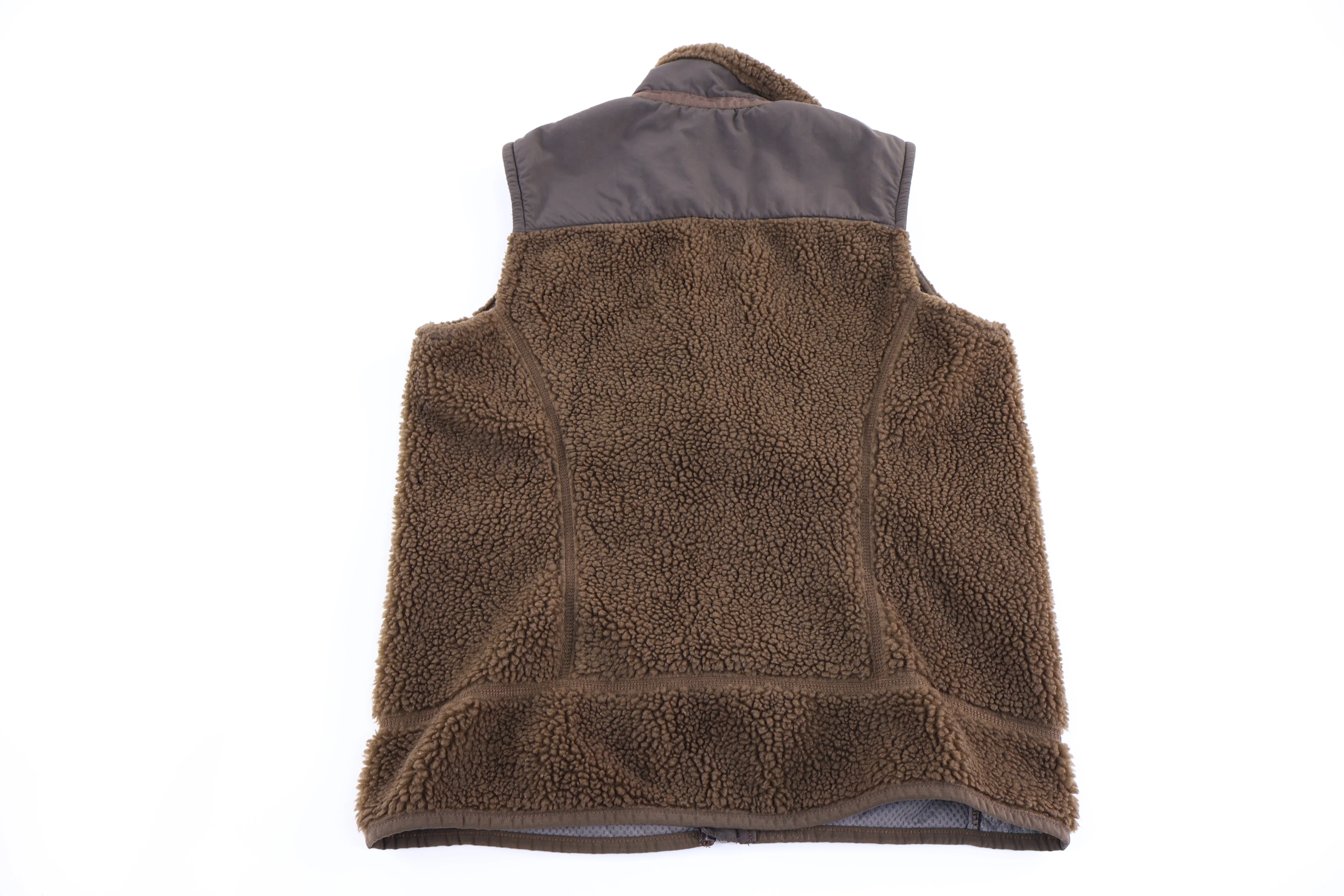 Women's Patagonia Brown Sherpa Full Zip Vest - Image 2