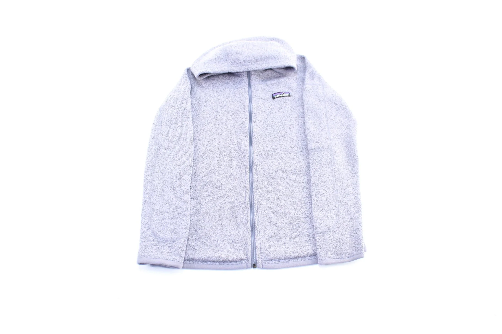 Women's Patagonia Logo Patch Light Purple Zip Up Jacket