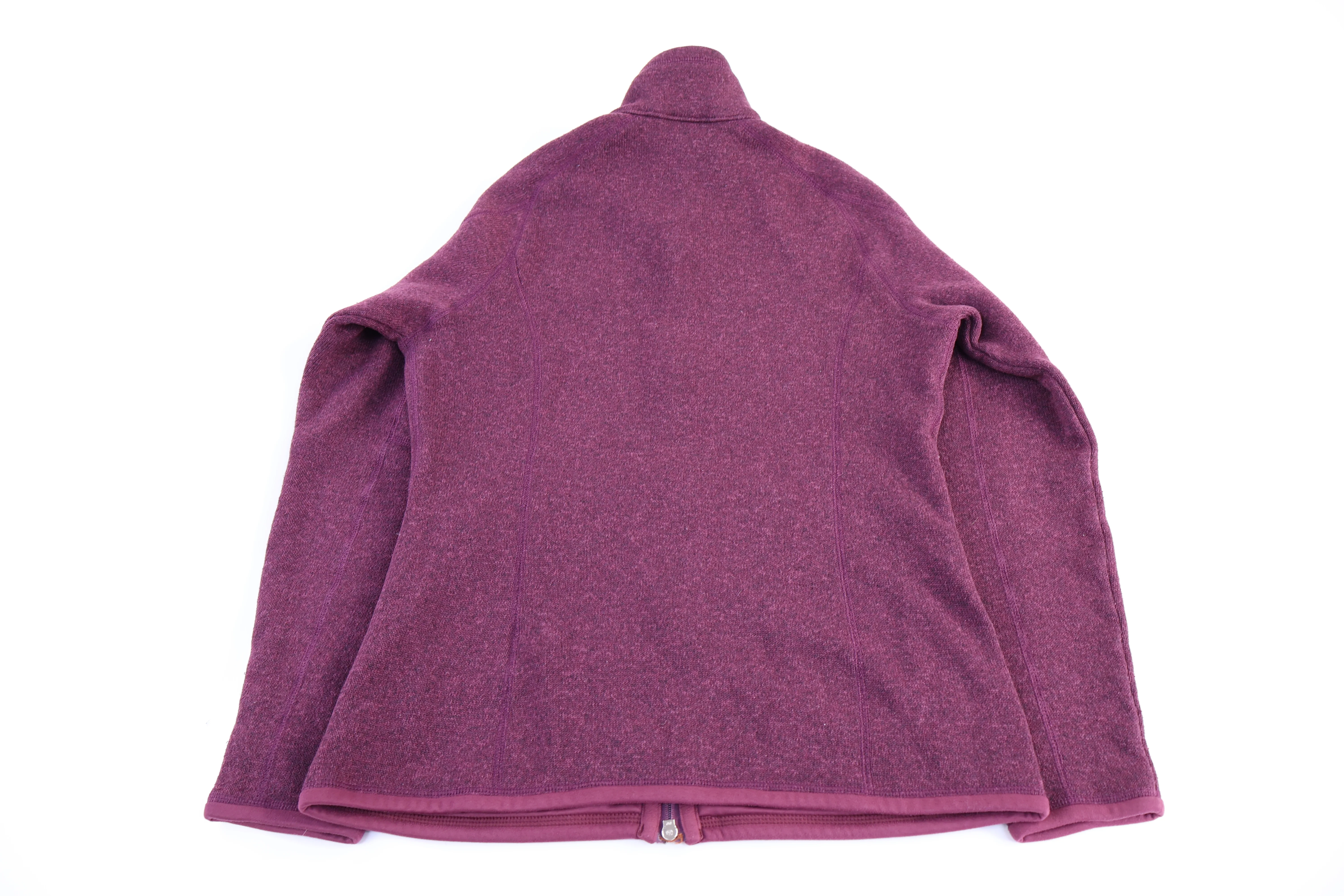 Women's Patagonia Logo Patch Purple Full Zip Jacket - Image 2