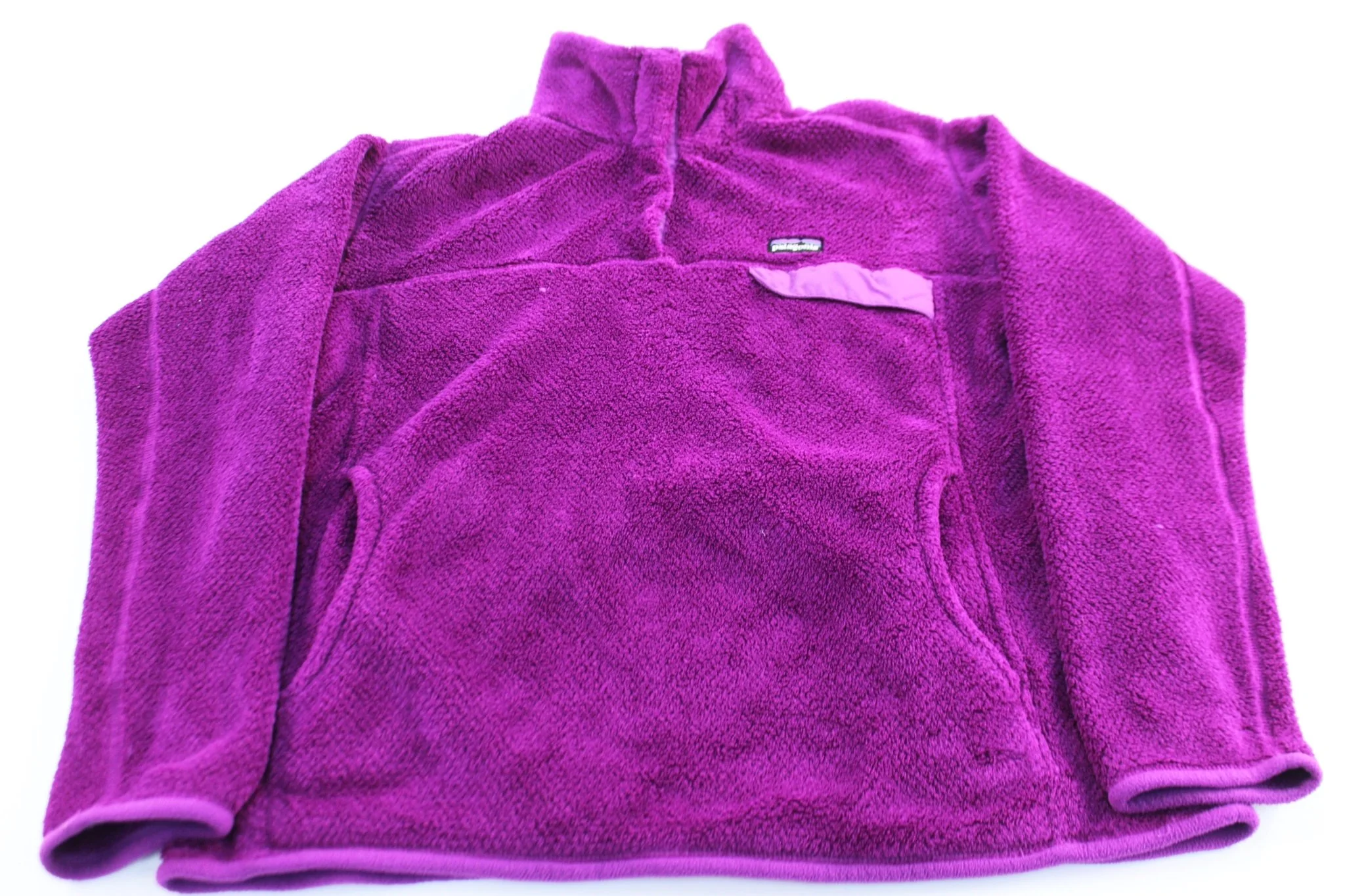 Women's Patagonia Logo Patch Purple Re-Tool Snap-T Pullover
