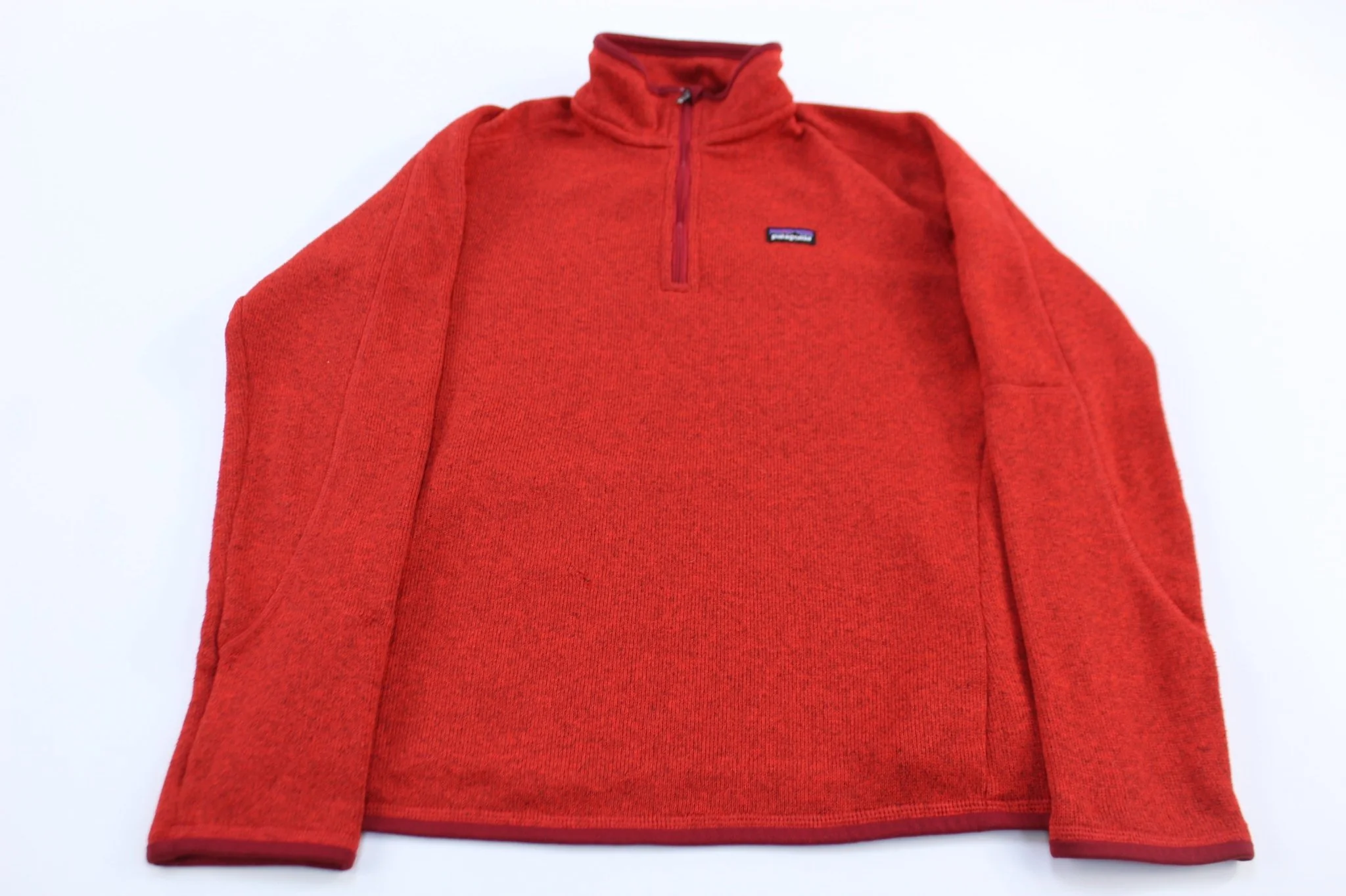 Women's Patagonia Logo Patch Red Better Sweater