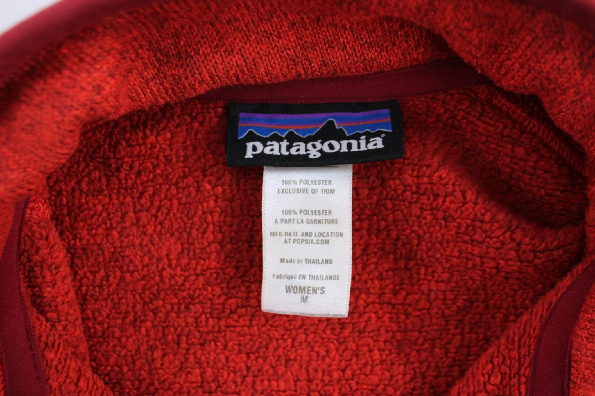 Women's Patagonia Logo Patch Red Better Sweater - Image 3