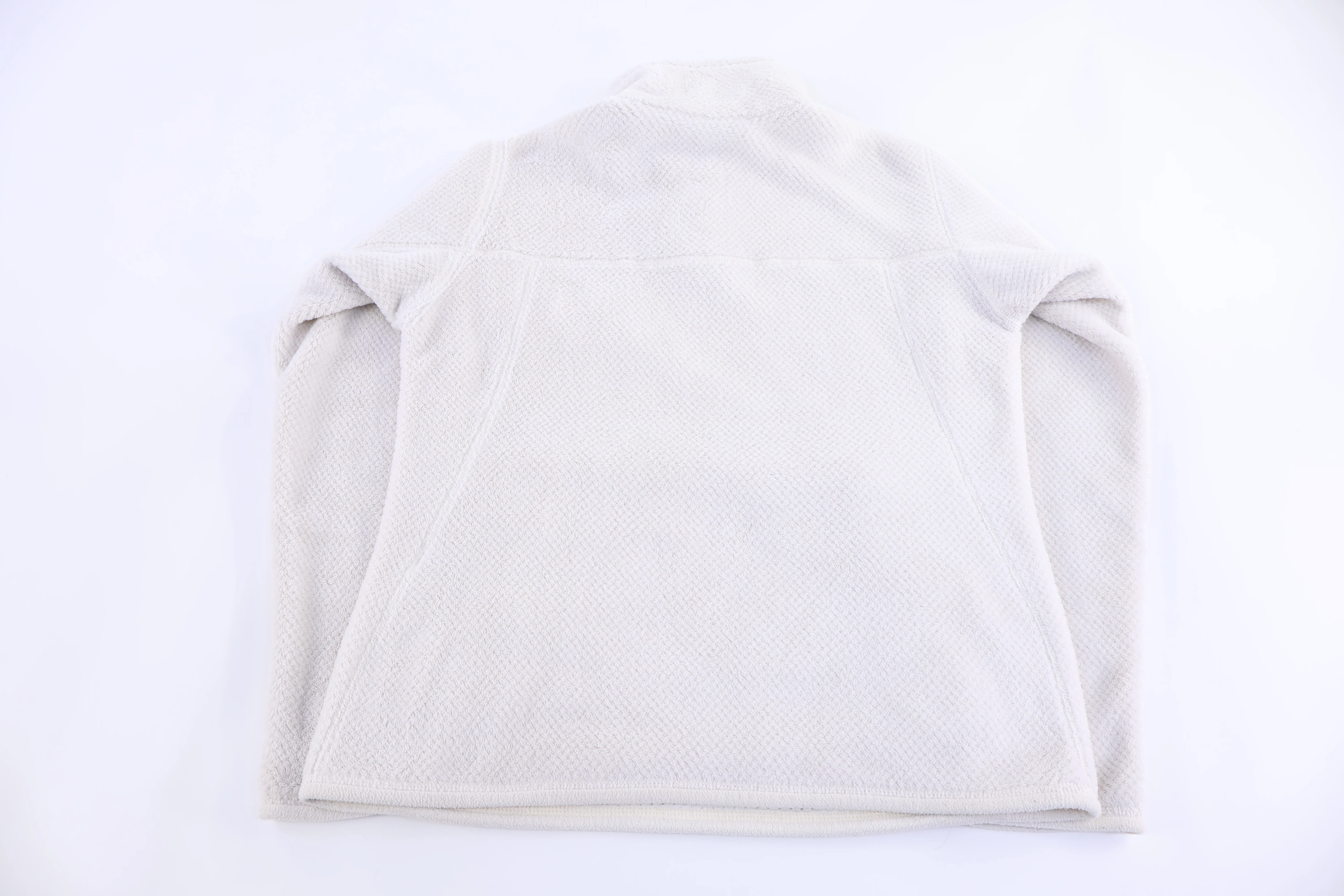 Women's Patagonia Logo Patch White Pullover Sweater - Image 2