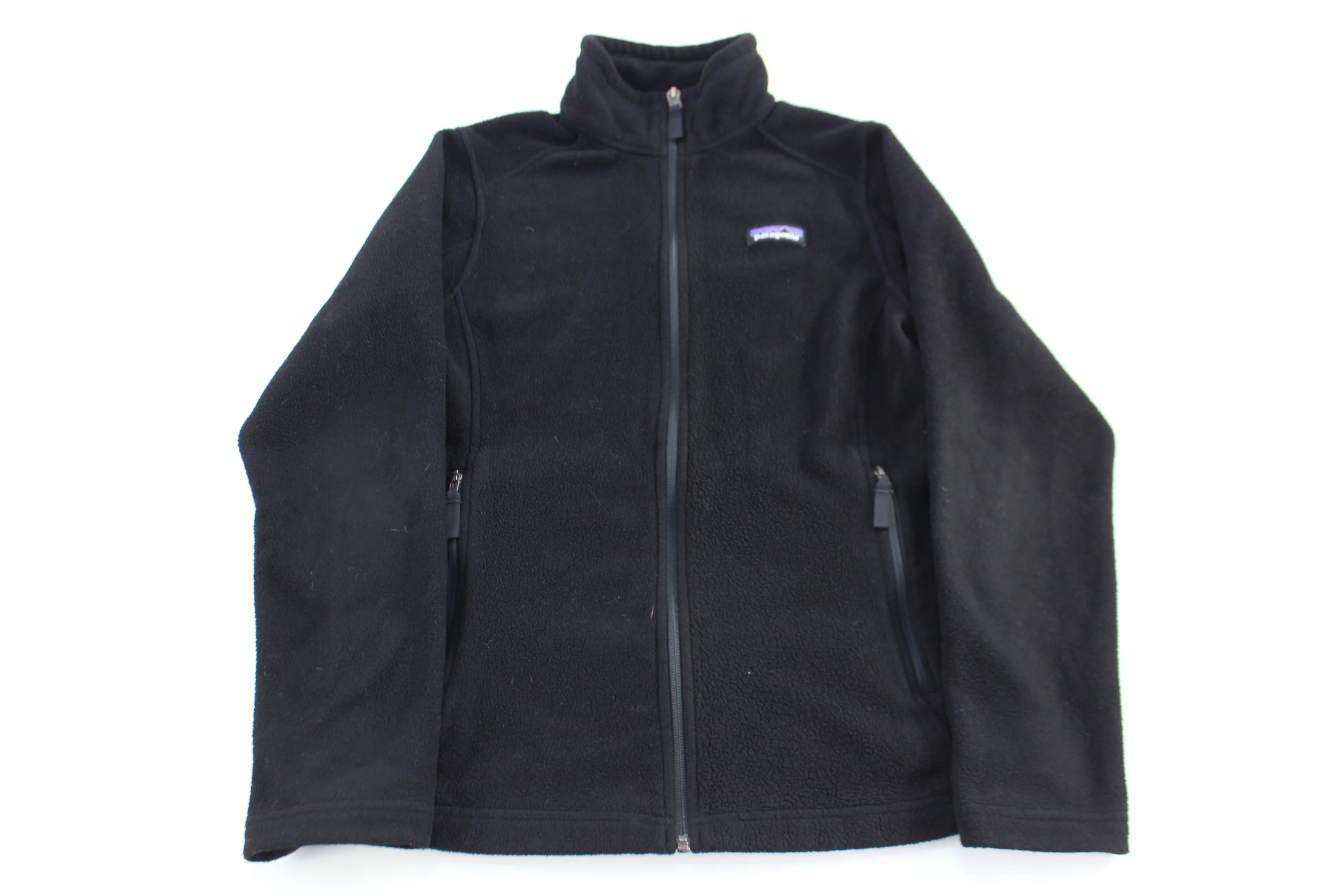 Women's Patagonia Synchilla Black Full Zip Sweater