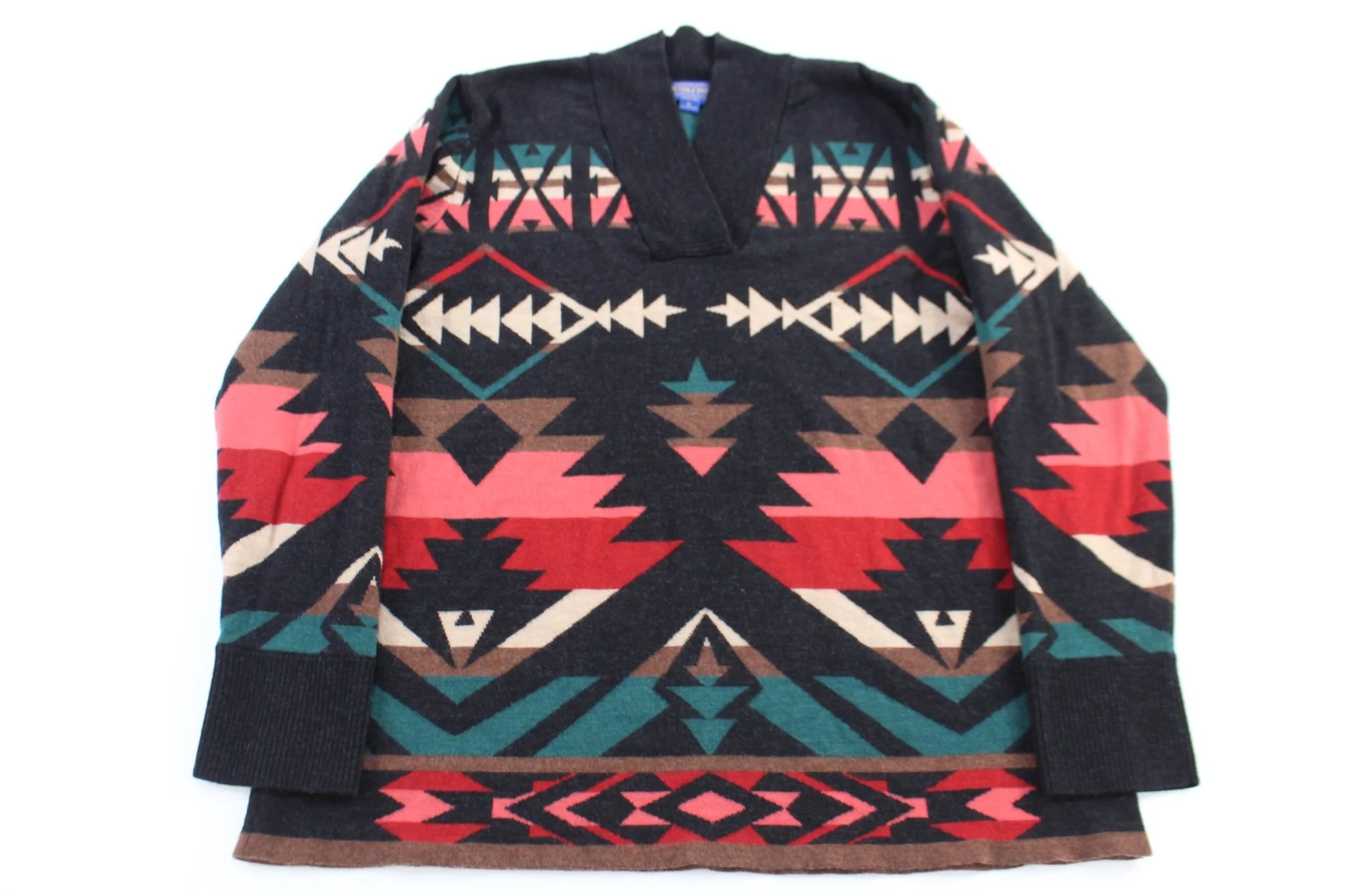 Women's Pendleton Aztec Patterned LS Shirt