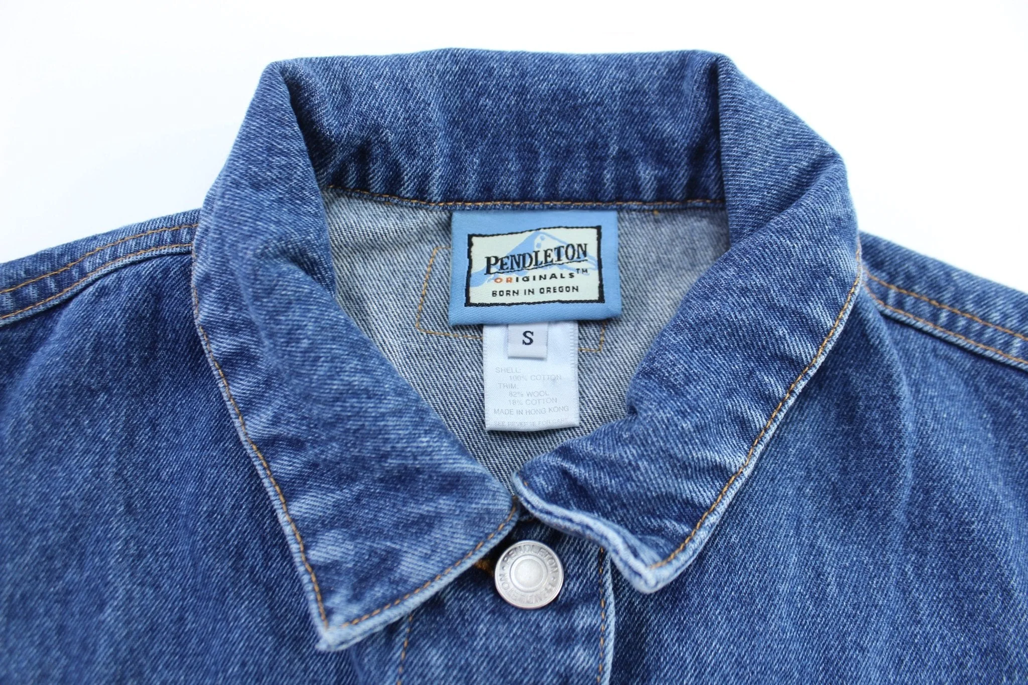 Women's Pendleton Originals Denim Patterned Vest - Image 3