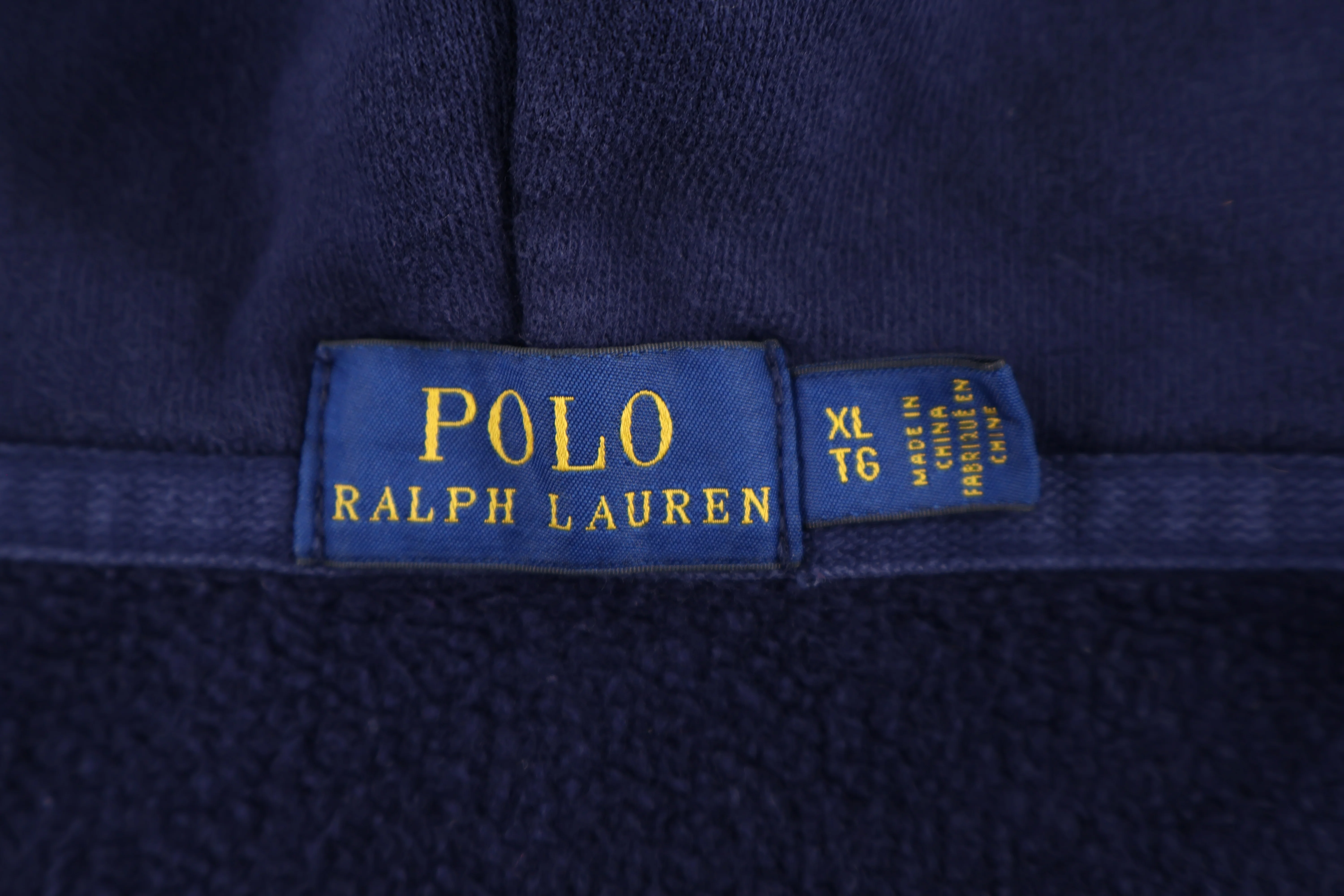 Women's Polo Ralph Lauren Embroidered Logo Blue Full Zip Sweater - Image 3