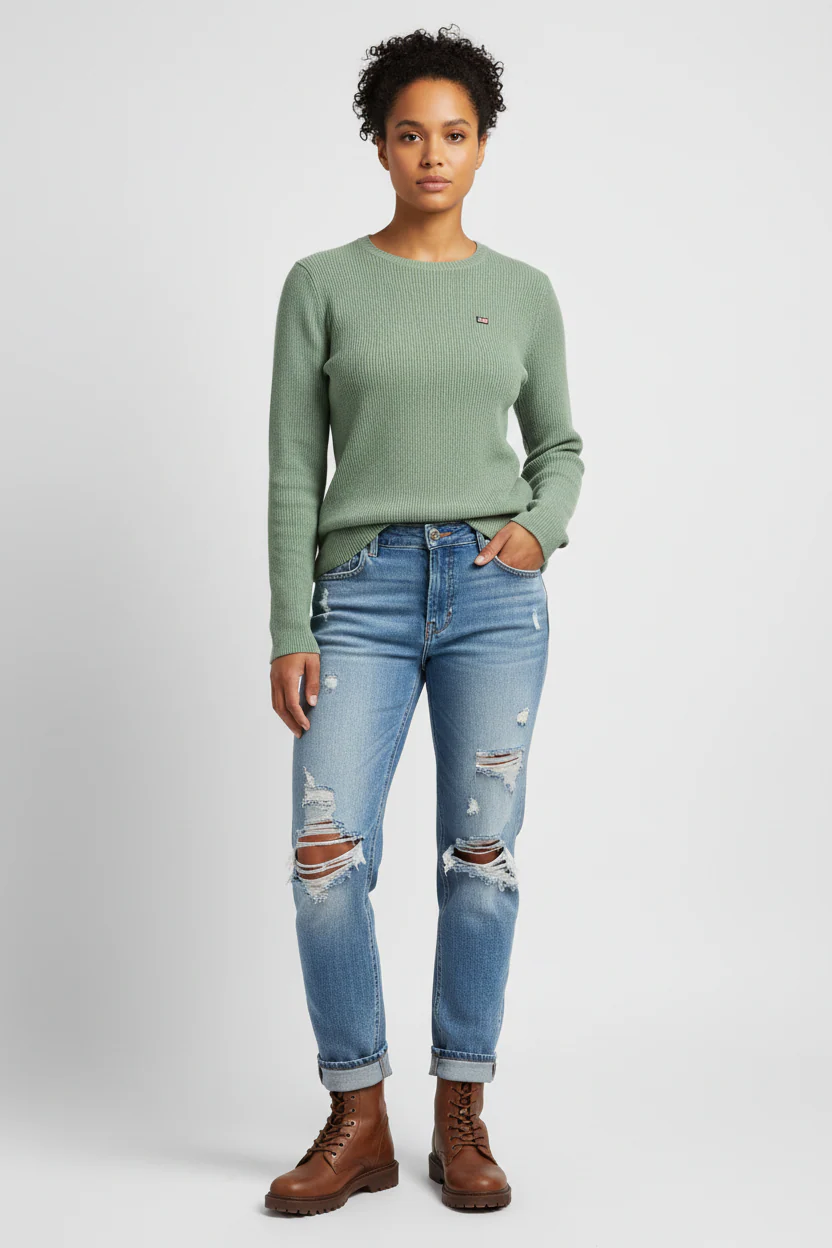 Women's Polo Ralph Lauren Green Pullover Sweater