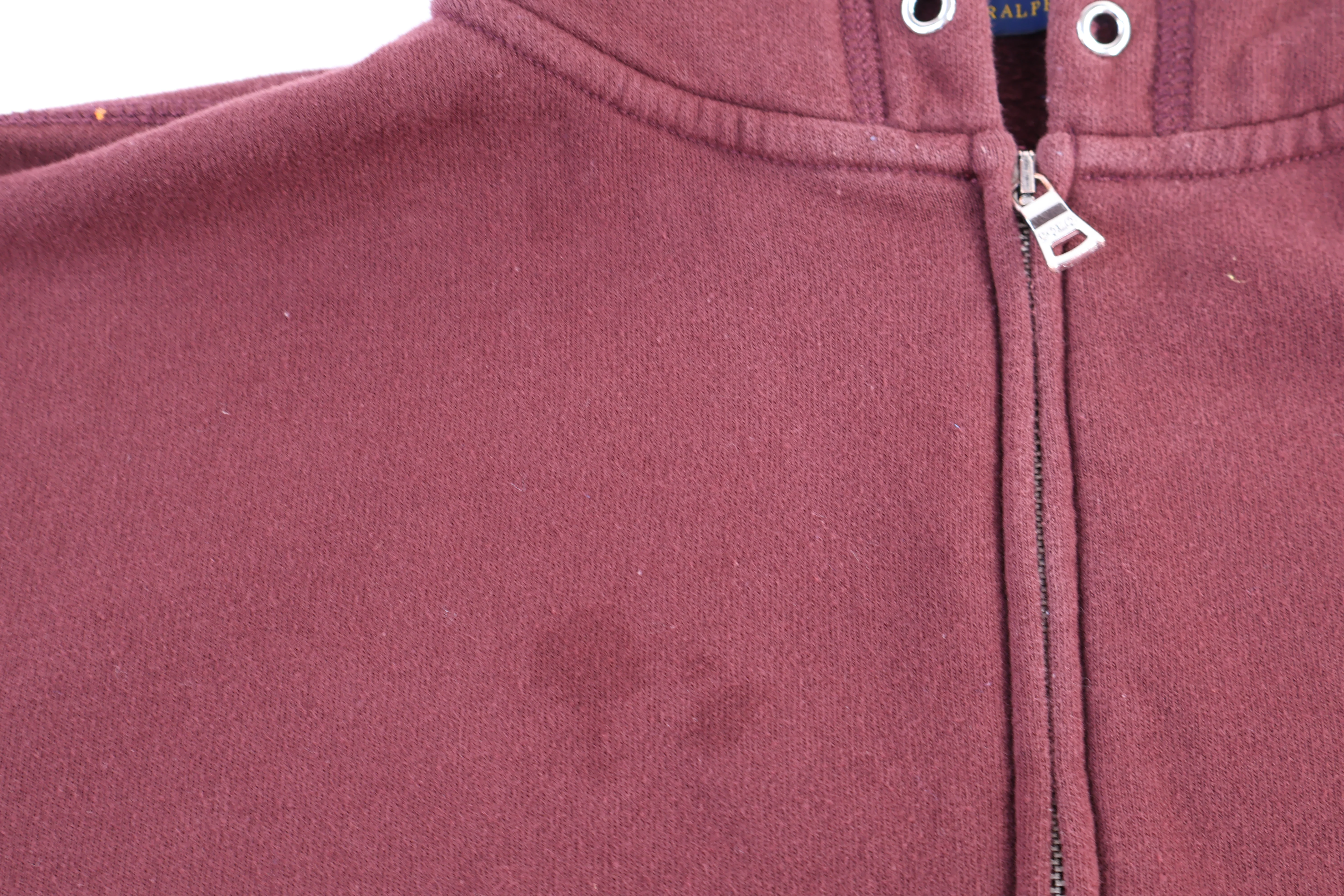 Women's Polo Ralph Lauren Maroon Full Zip Hoodie - Image 3