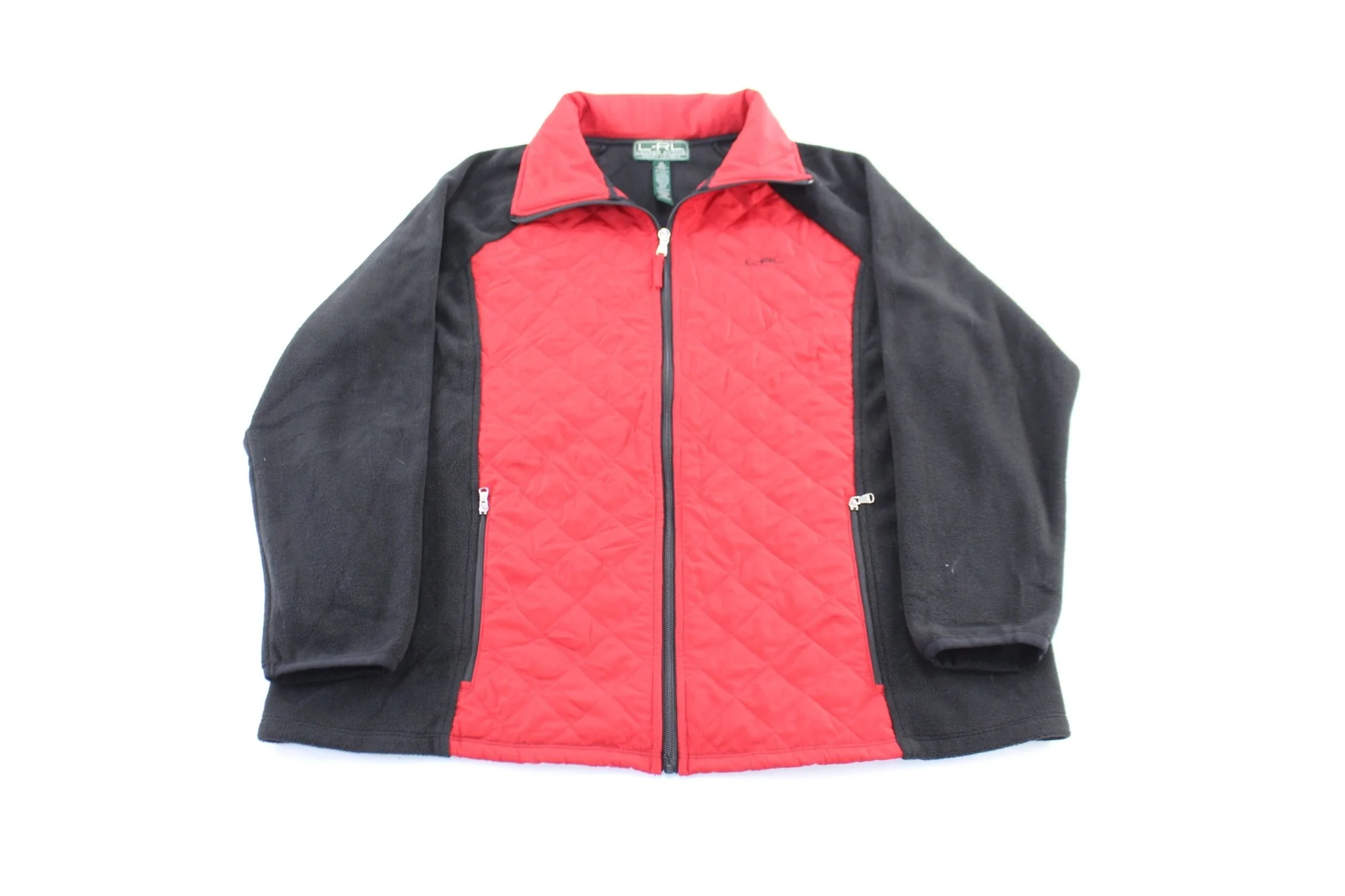 Women's Ralph Lauren Active Red & Black Zip Up Jacket