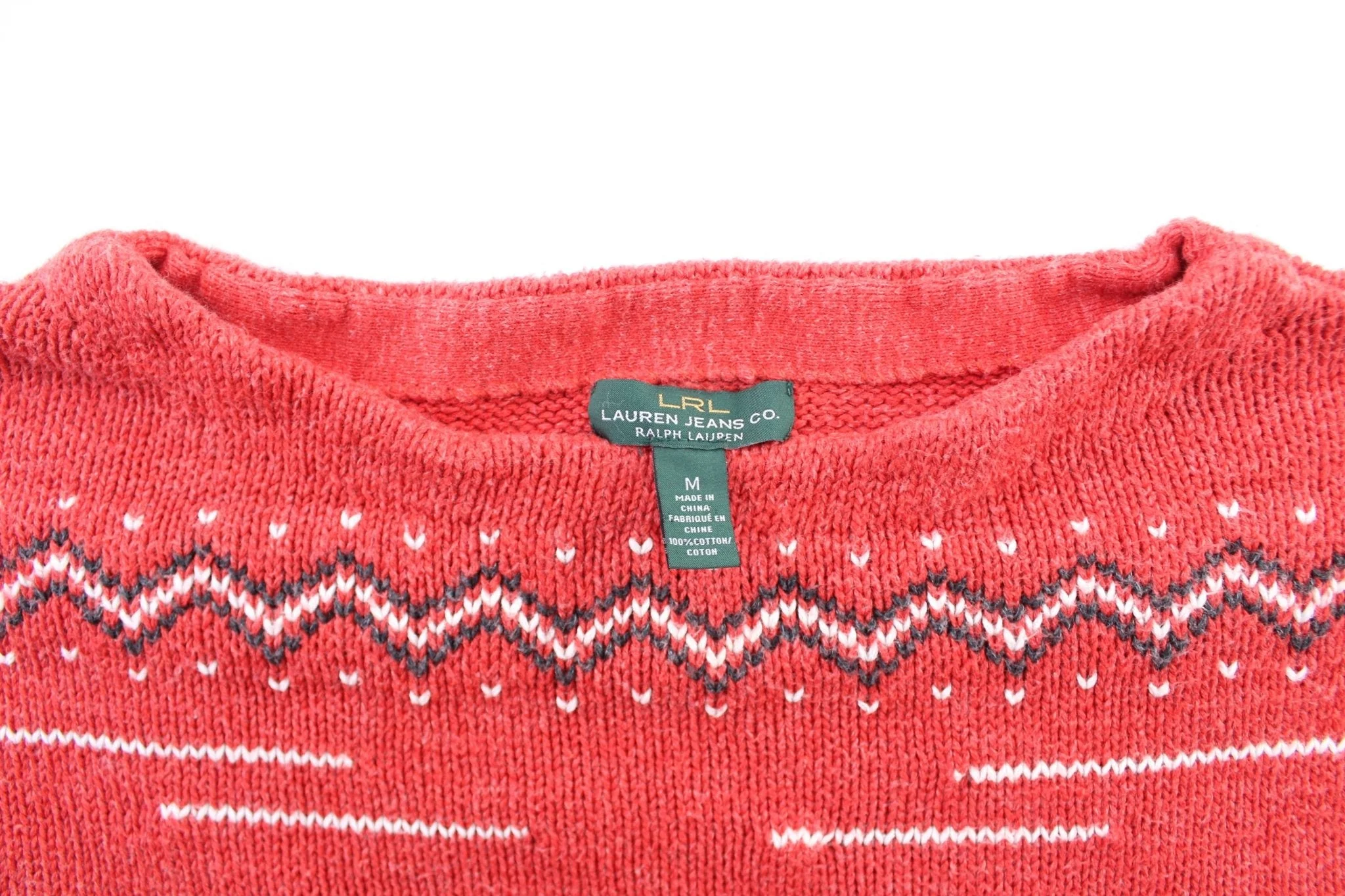 Women's Ralph Lauren Aztec Patterned Sweater - Image 3