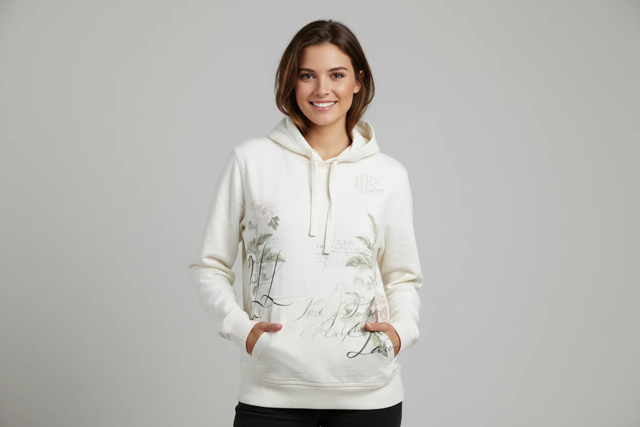 Women's Ralph Lauren Flowers Graphic Pullover Hoodie