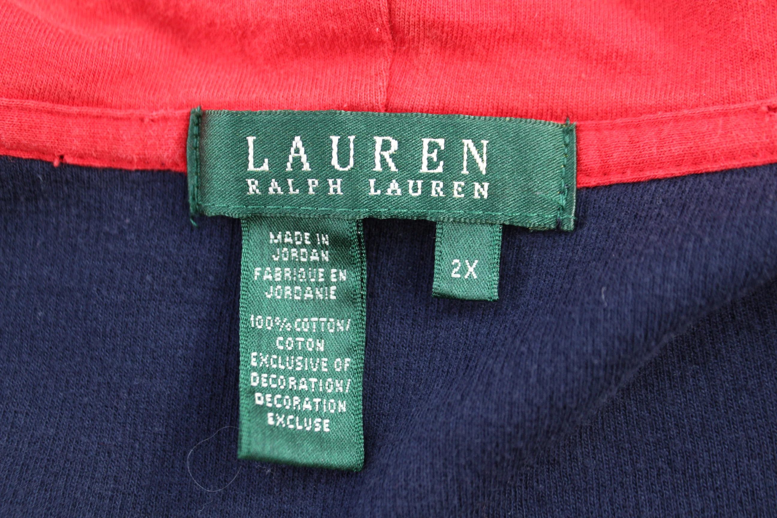 Women's Ralph Lauren Full Zip Hooded Sweater - Image 3