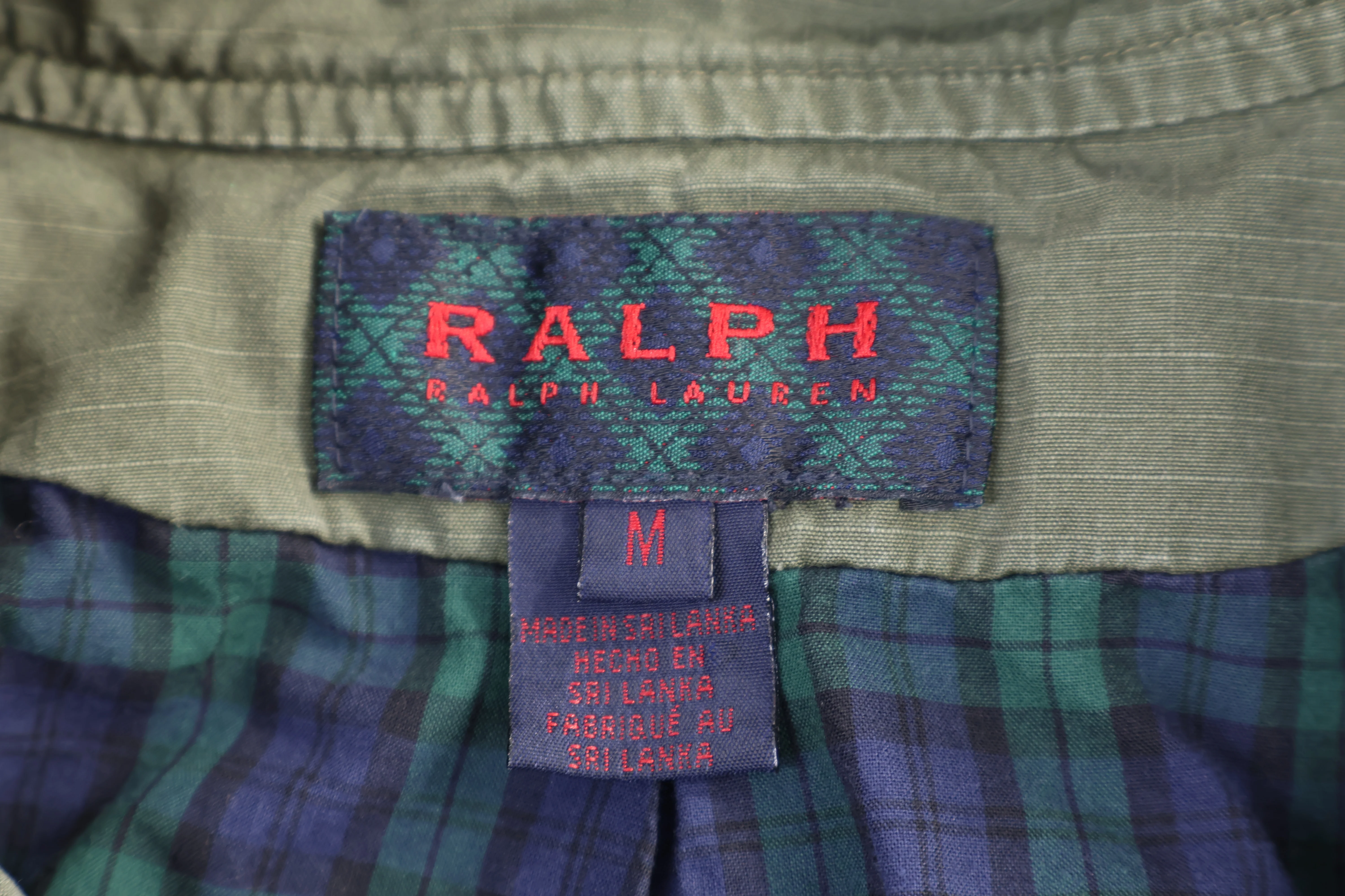 Women's Ralph Lauren Olive Green Full Zip Jacket - Image 4