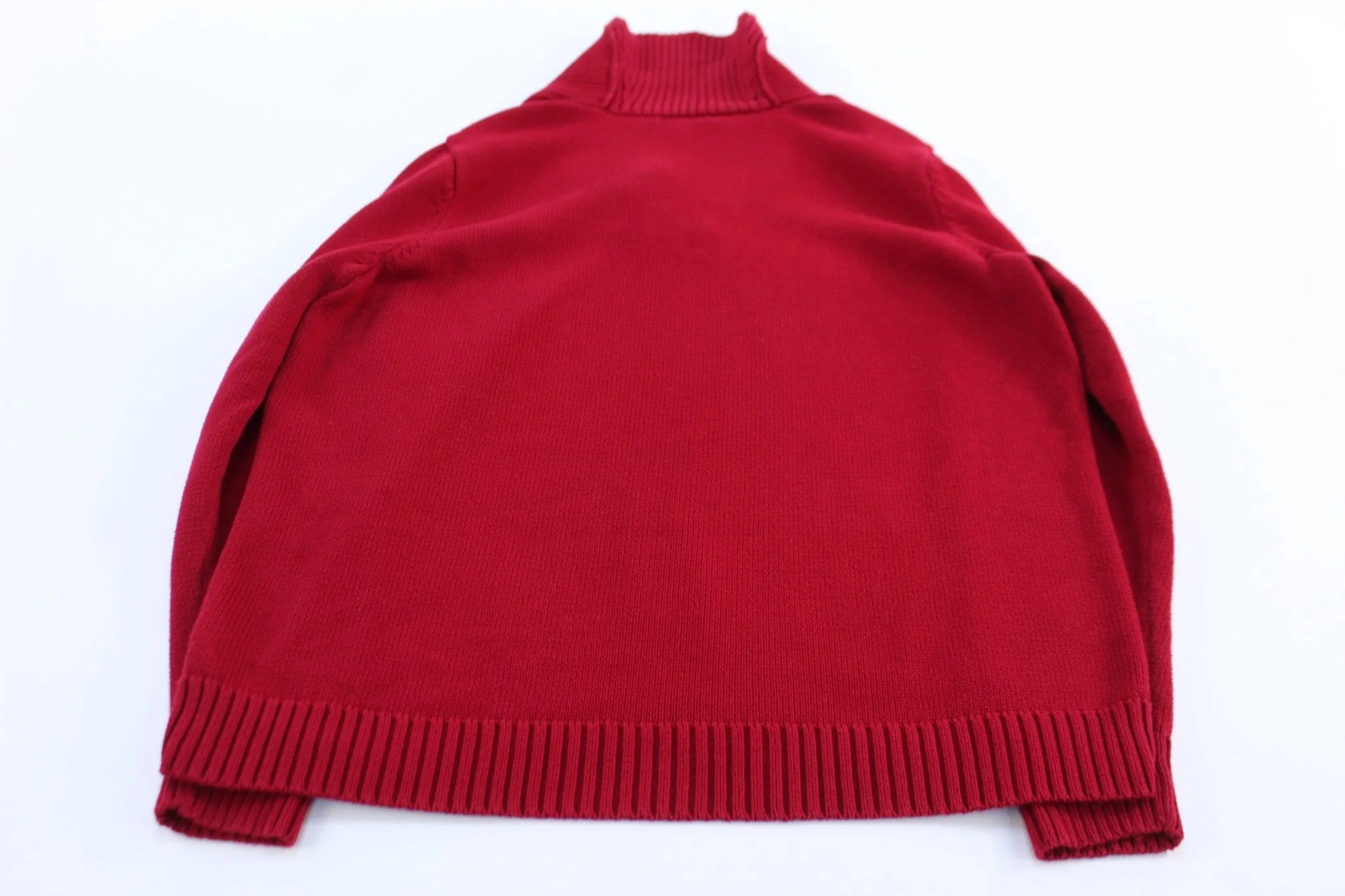 Women's Ralph Lauren Red Knit Sweater - Image 2