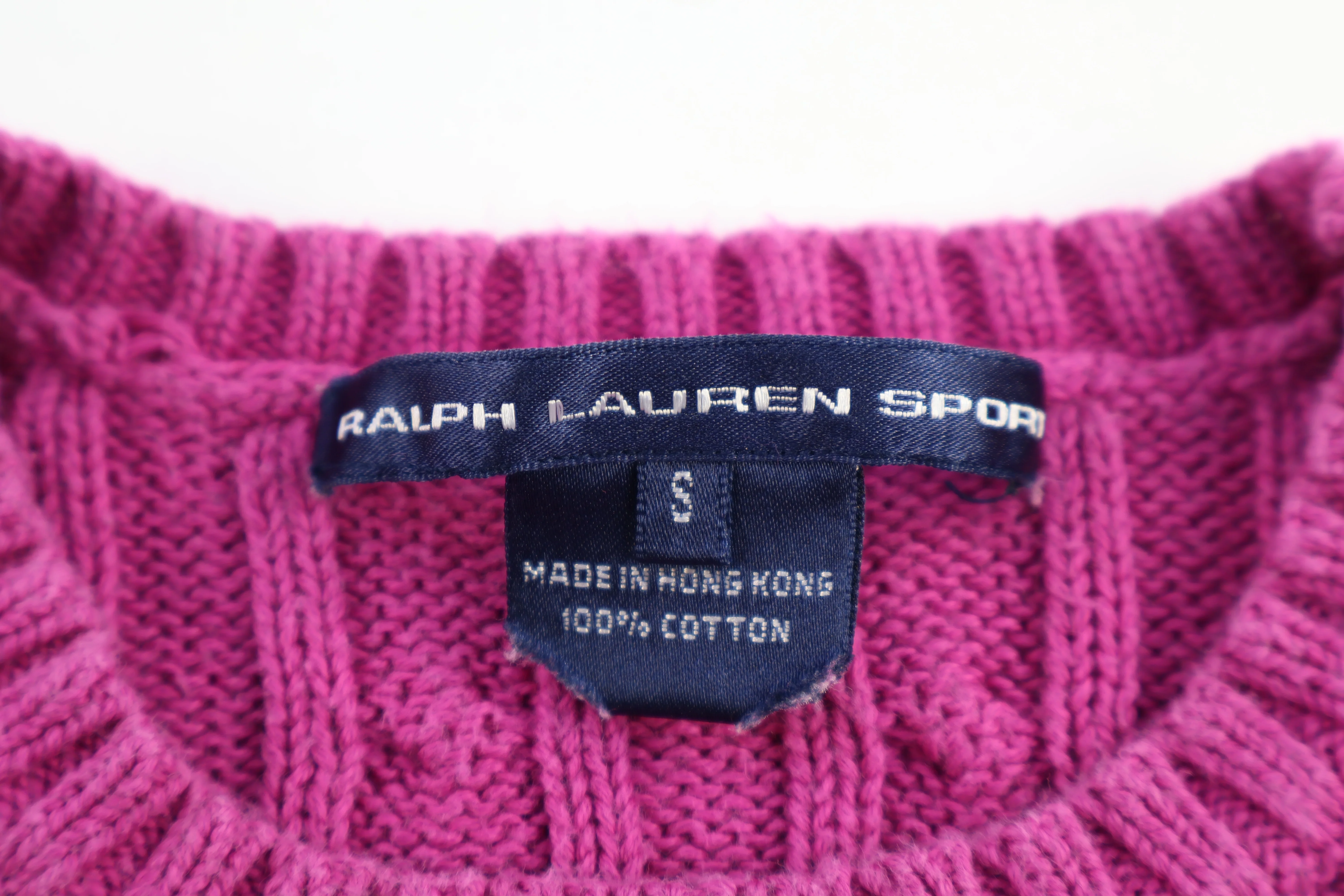 Women's Ralph Lauren Sport Cable Knit Sweater - Image 3
