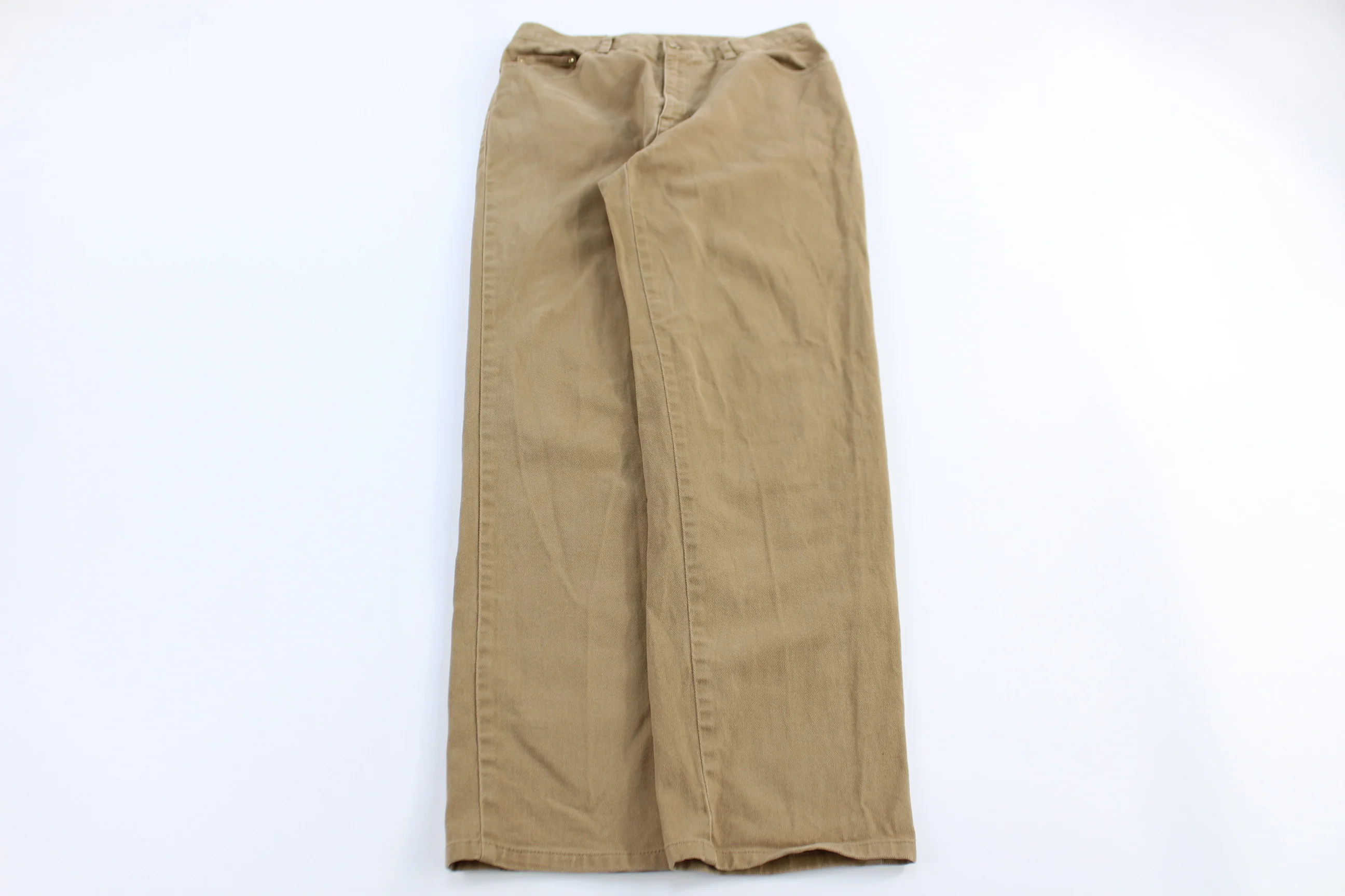 Women's Ralph Lauren Tan Pants - Image 2